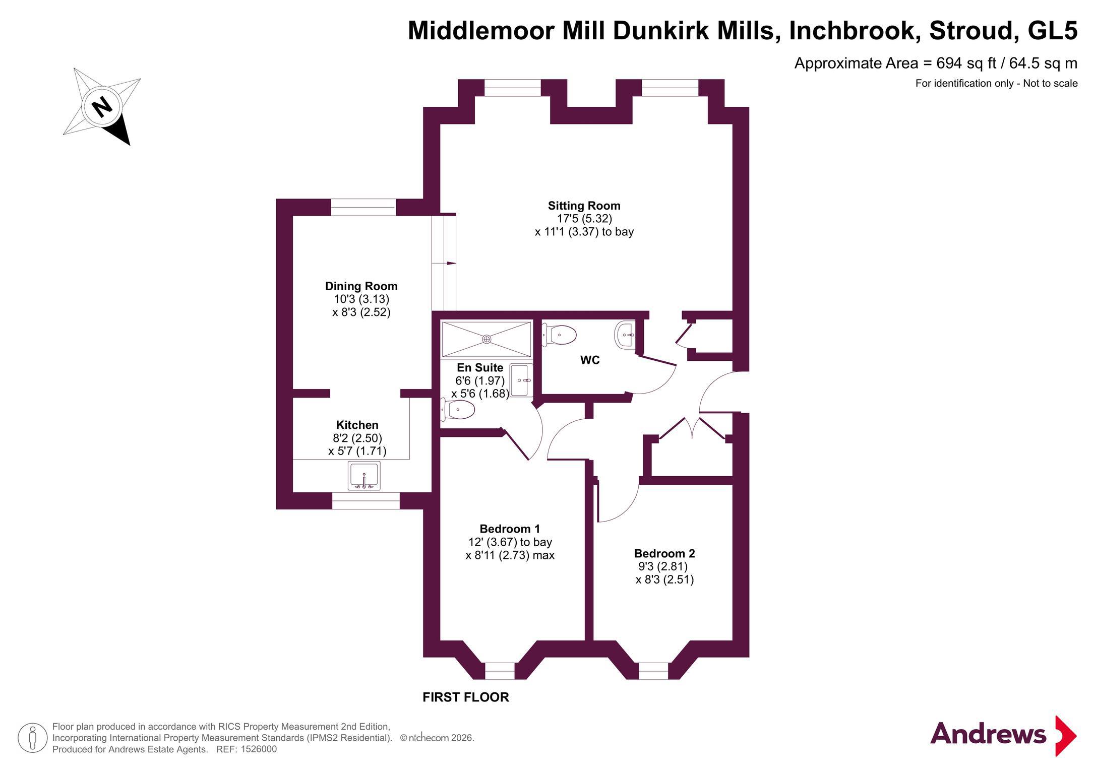 Dunkirk Mills, Stroud floorplan