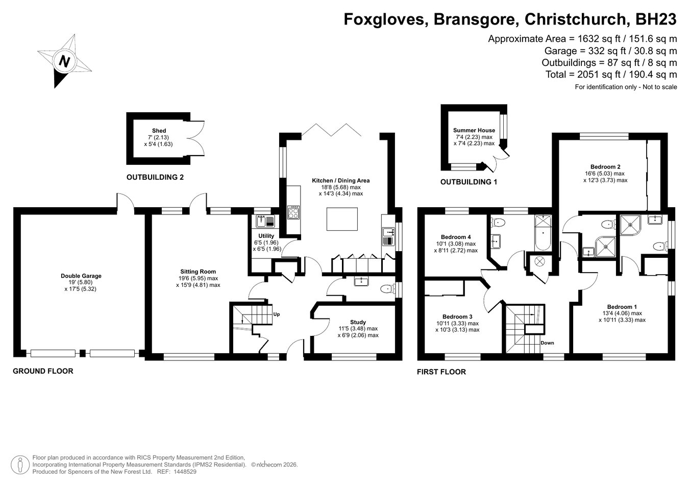 1, Foxgloves, Christchurch floorplan