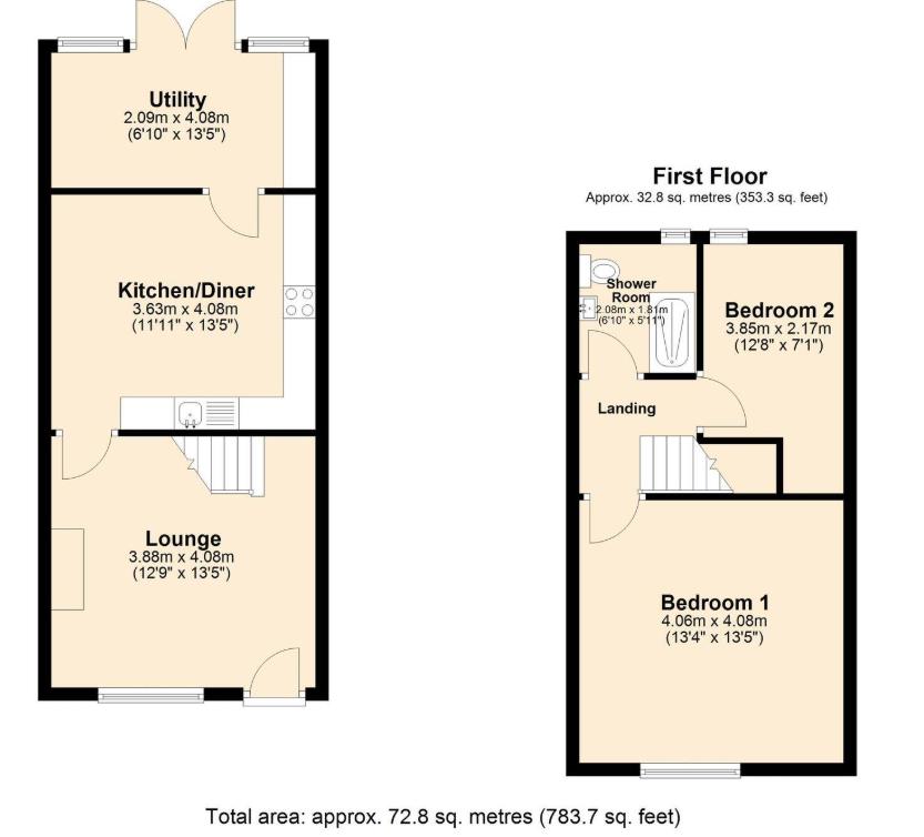 35, Sunderland Street, Burnley floorplan