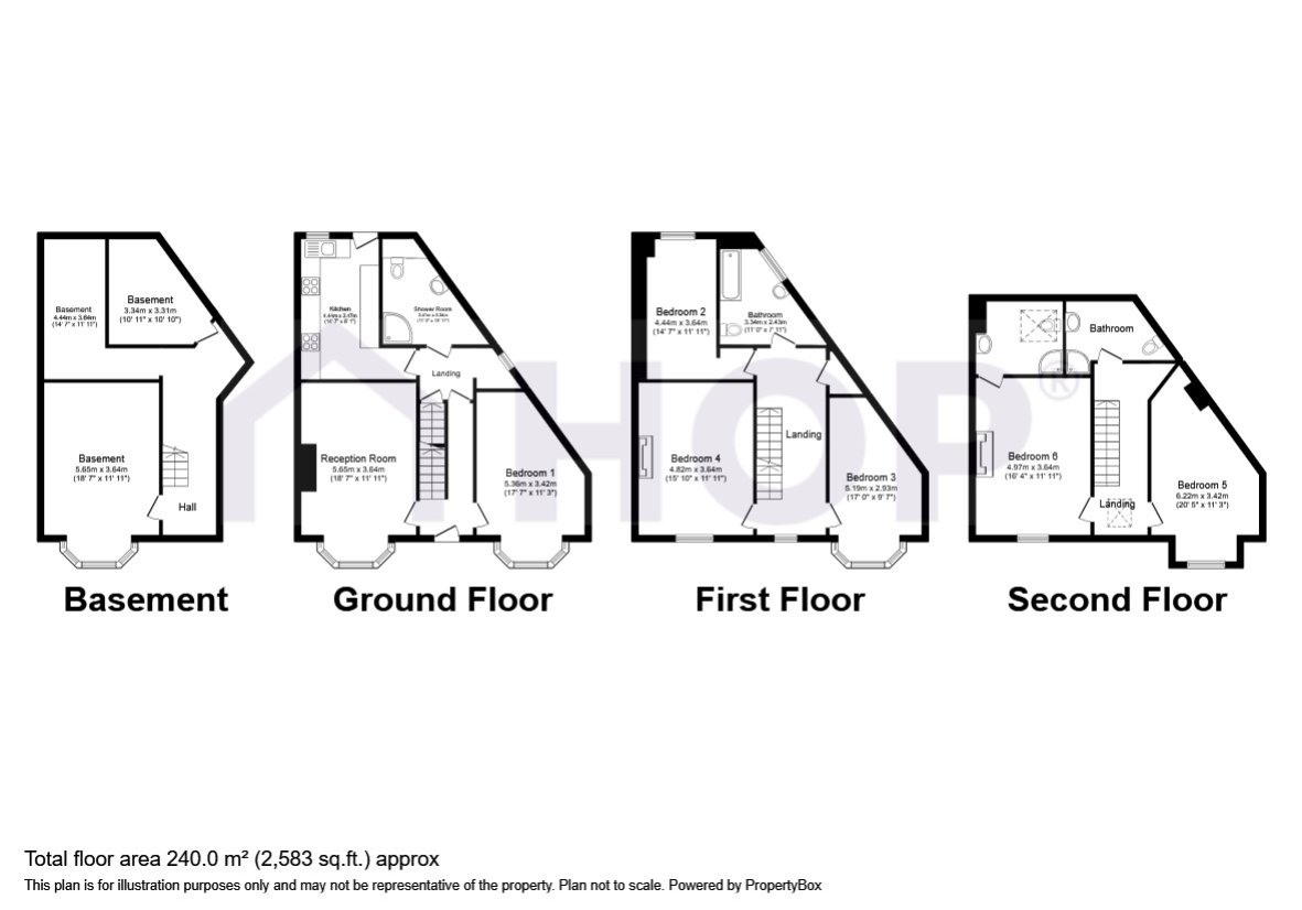 Room 2, 4, Hilton Road, Leeds floorplan