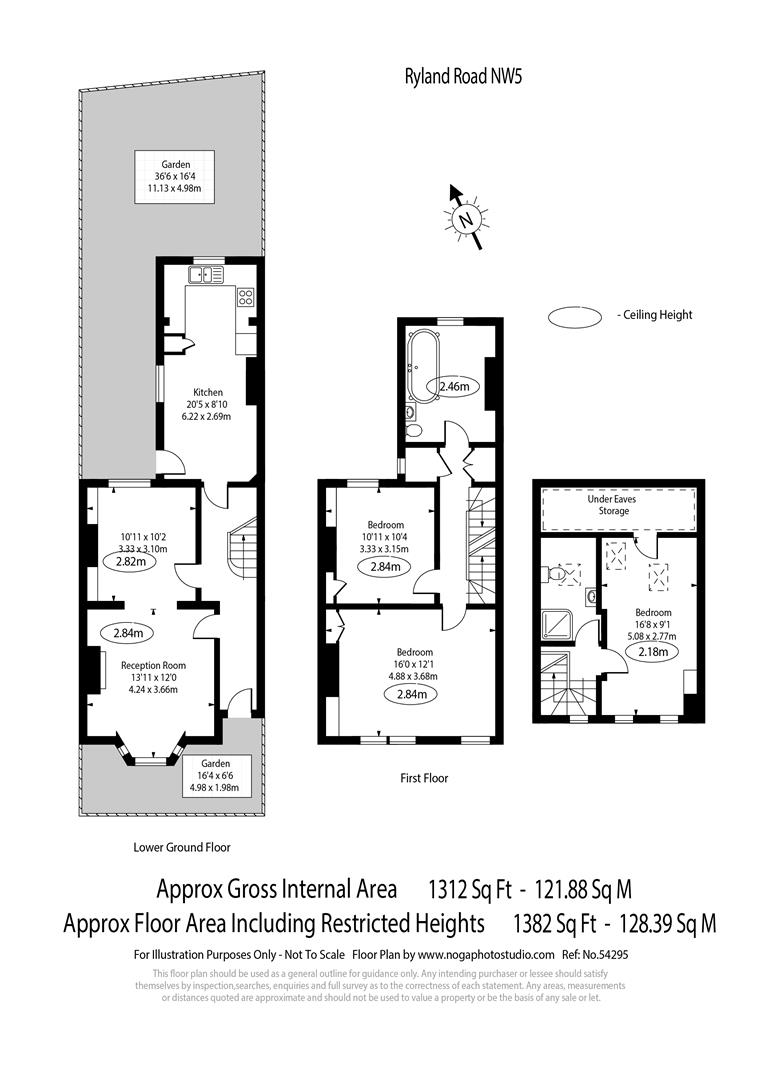 16, Ryland Road, London floorplan