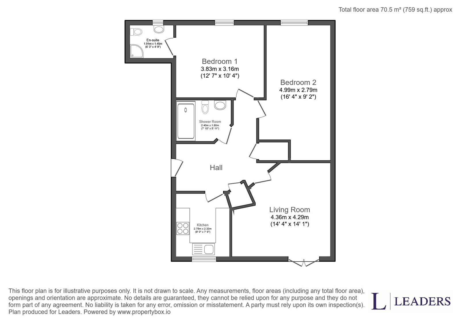 2, Malborough House, Mill Street floorplan