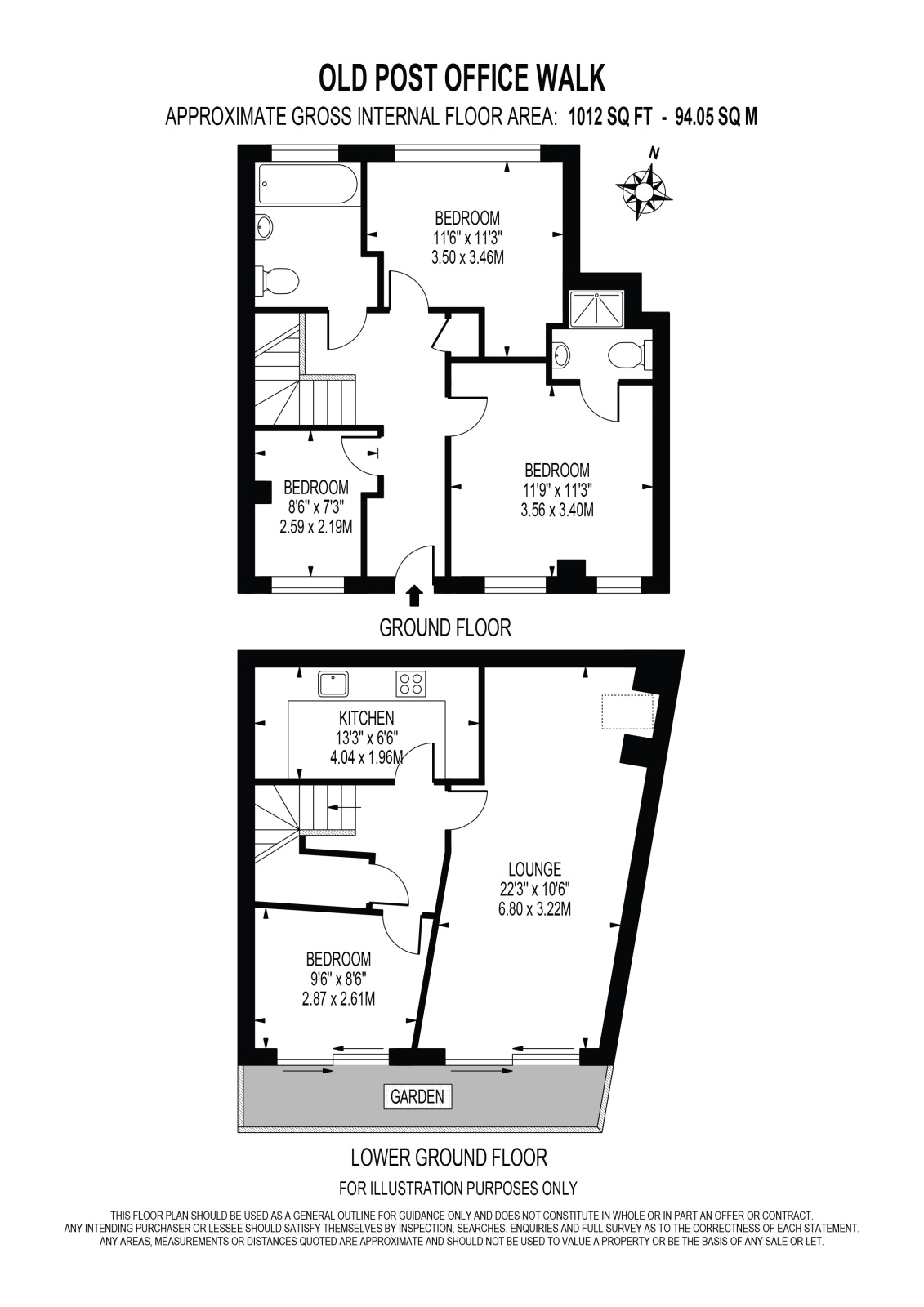 17, Old Post Office Walk, Surbiton floorplan