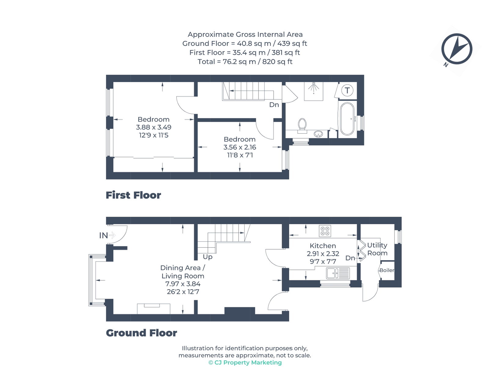 The Laurels, Cumberland Street, Dunstable floorplan