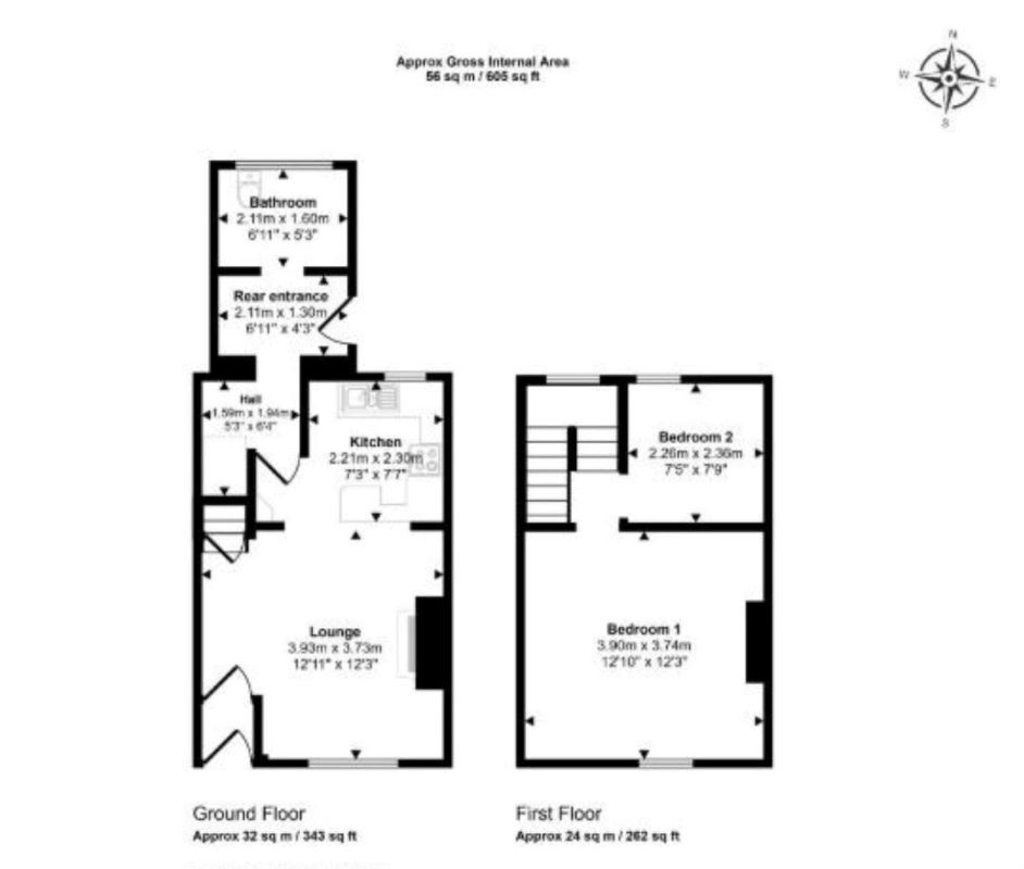17, Frederick Street, Bishop Auckland floorplan