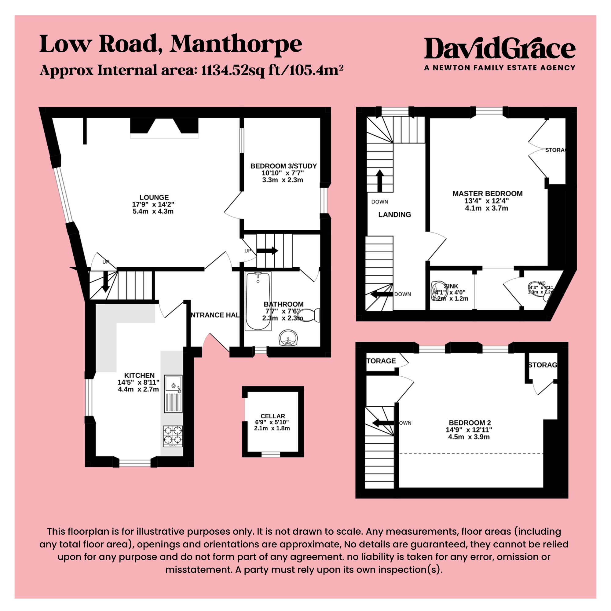 19 Low Road, Grantham floorplan