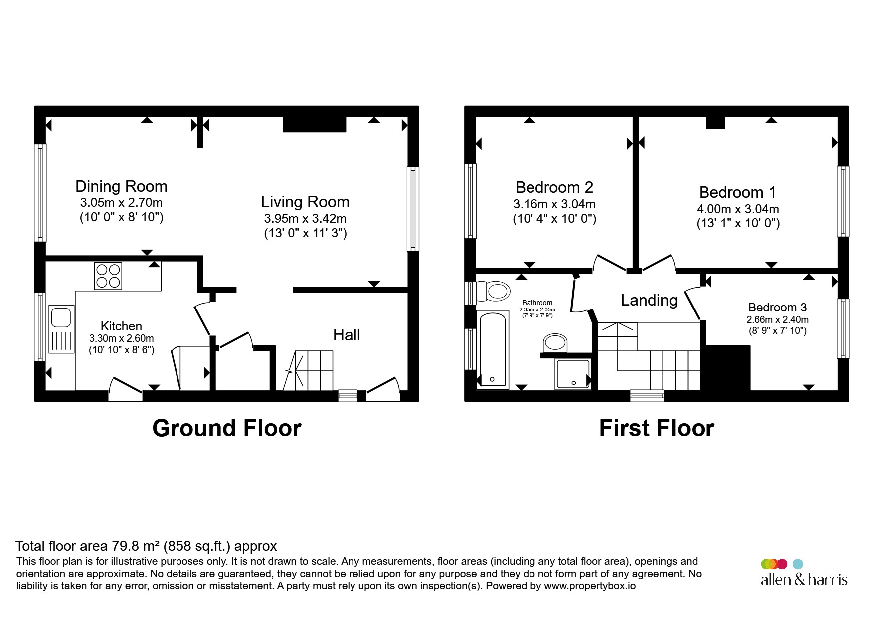 58, Merlin Way, Bristol floorplan
