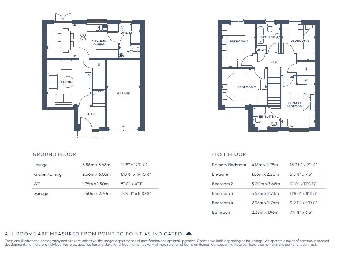 MAPLE PLOT 12, 23, Temple Rise, Leven floorplan