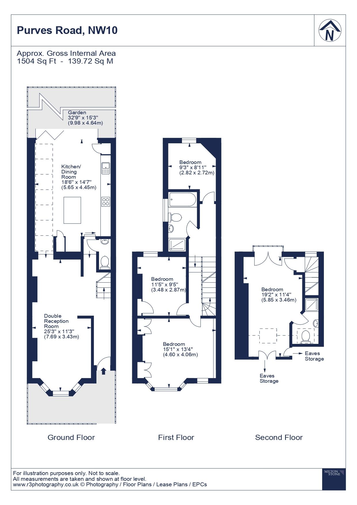 44 Purves Road, London floorplan