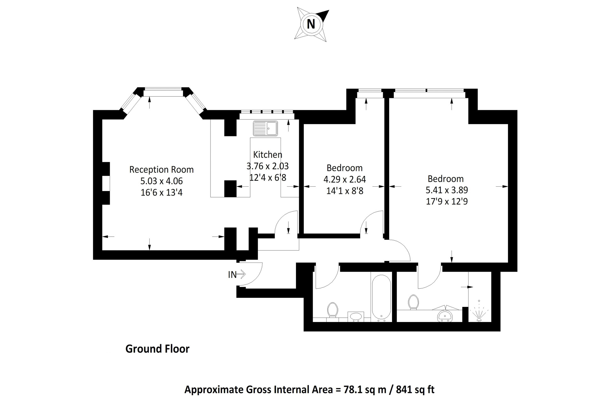 51g, Wickham Road, London floorplan