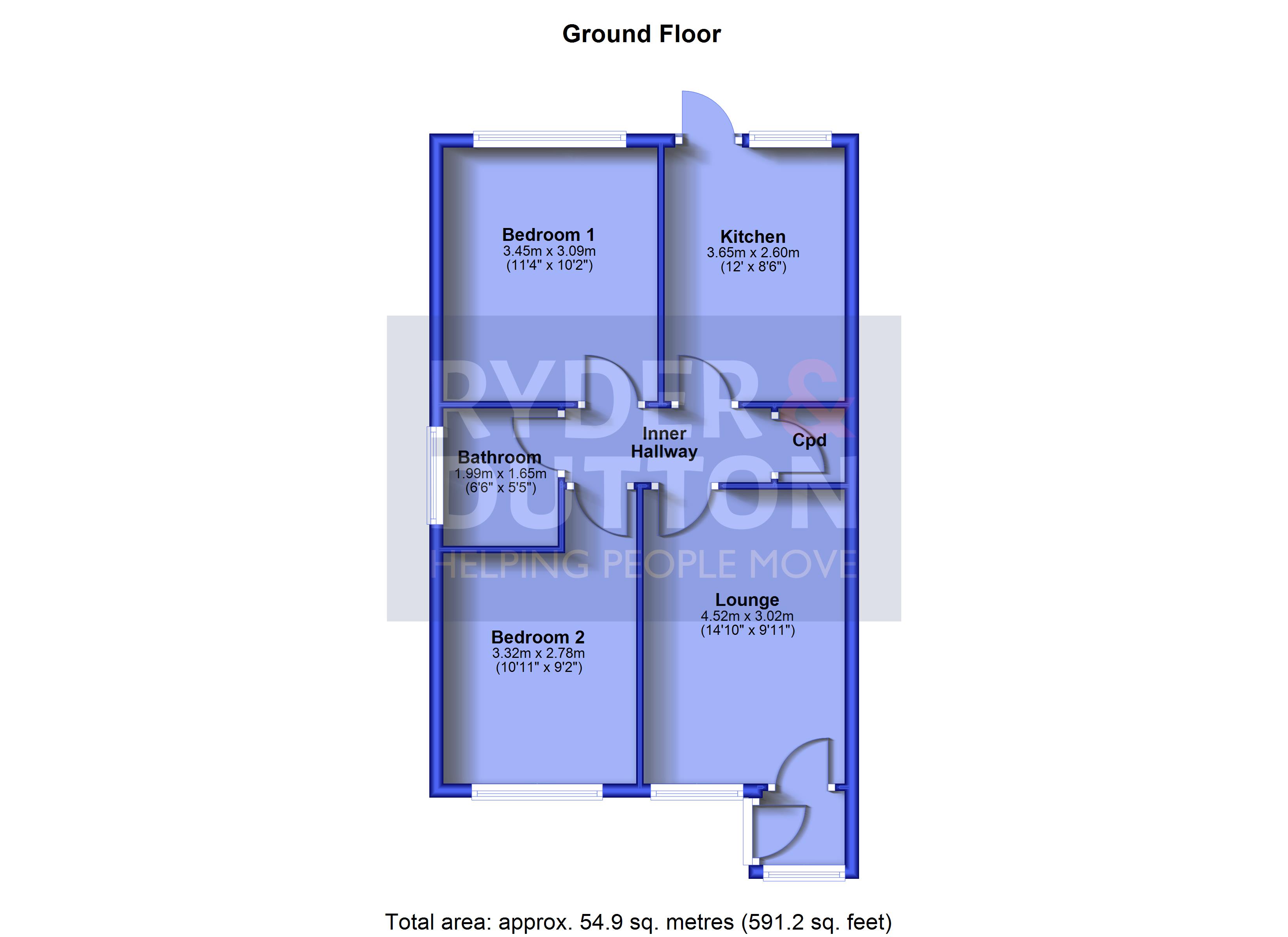 3, Fardale, Oldham floorplan