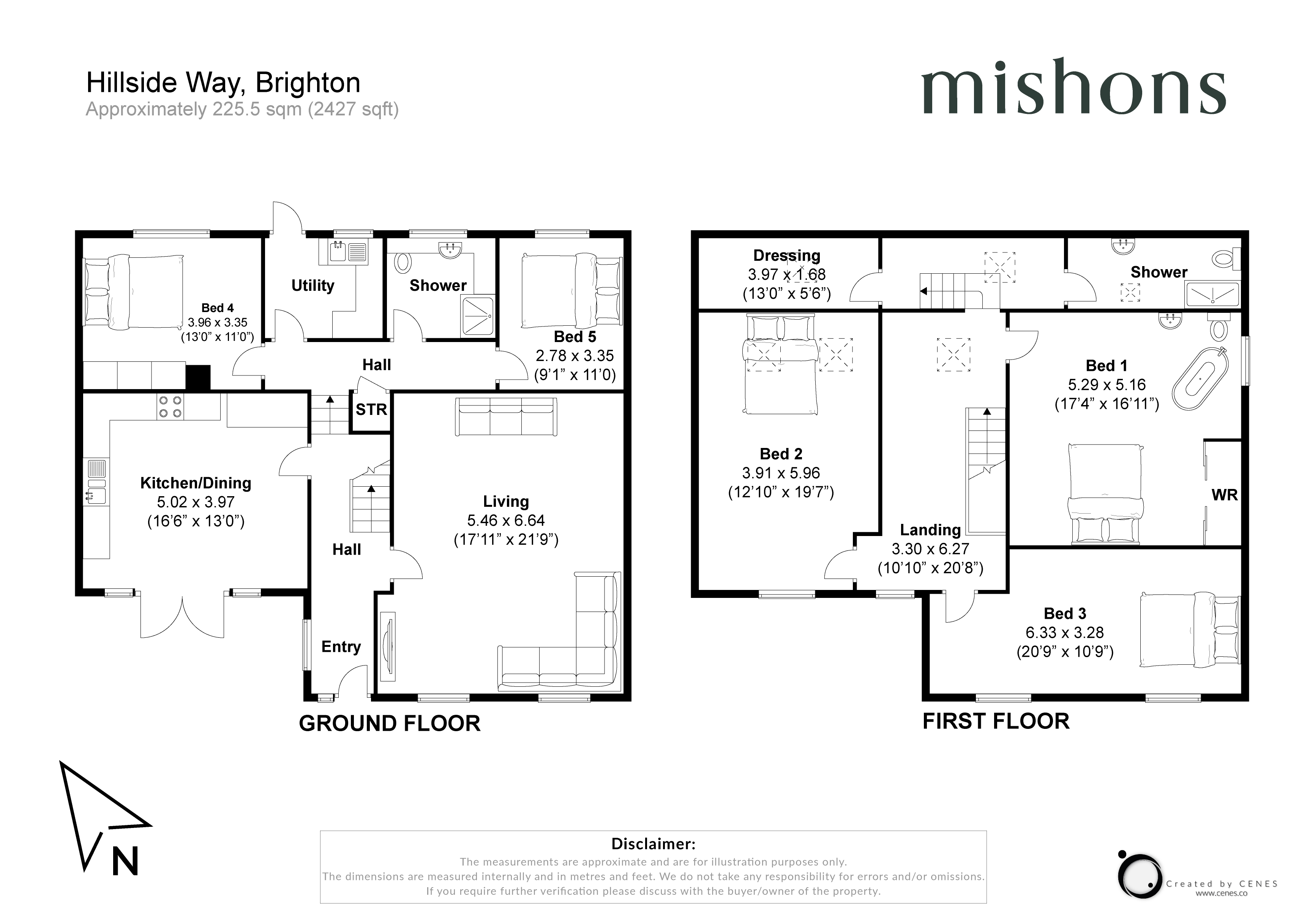 Hillside Way, Brighton floorplan