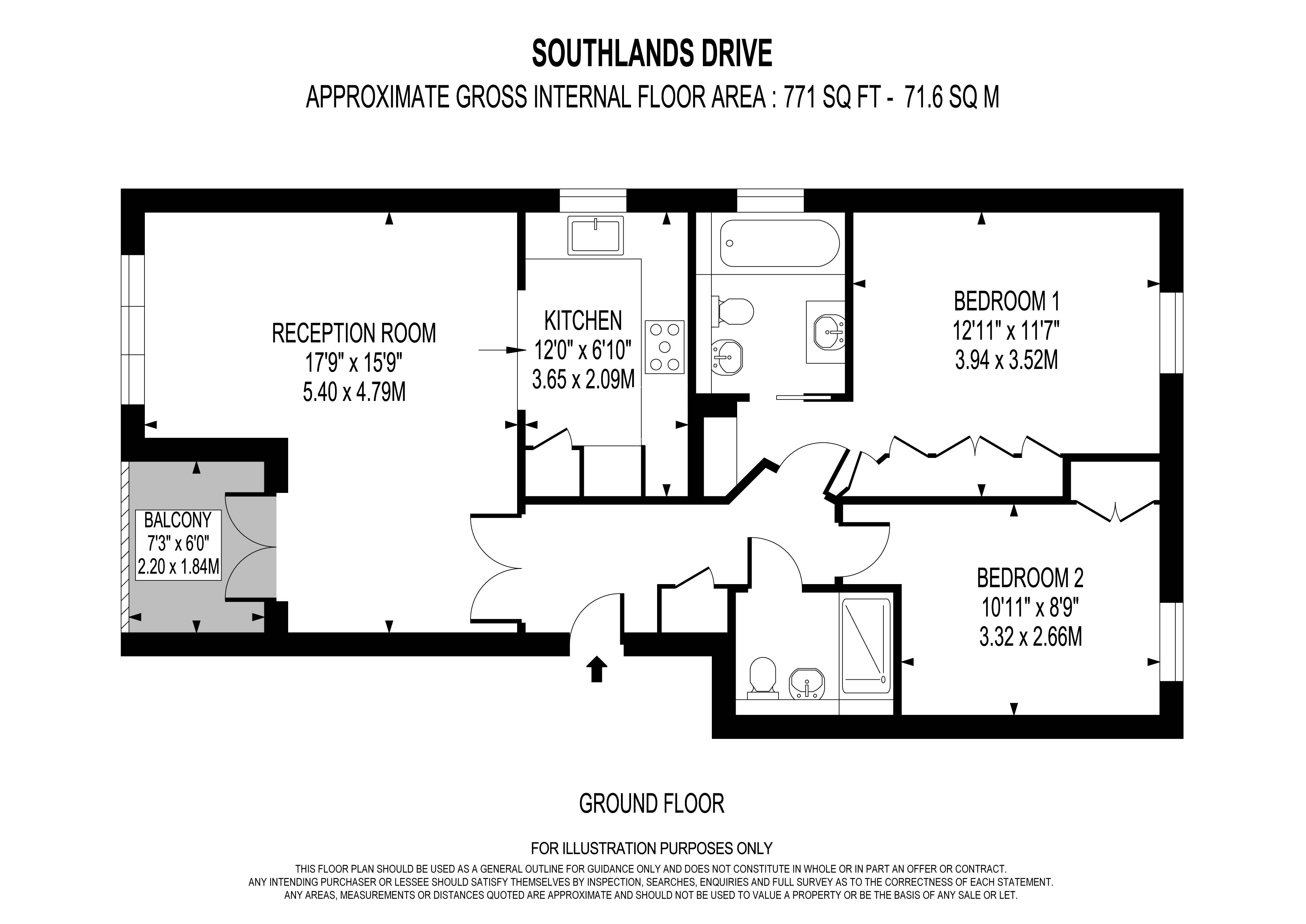 Southlands Drive, London floorplan