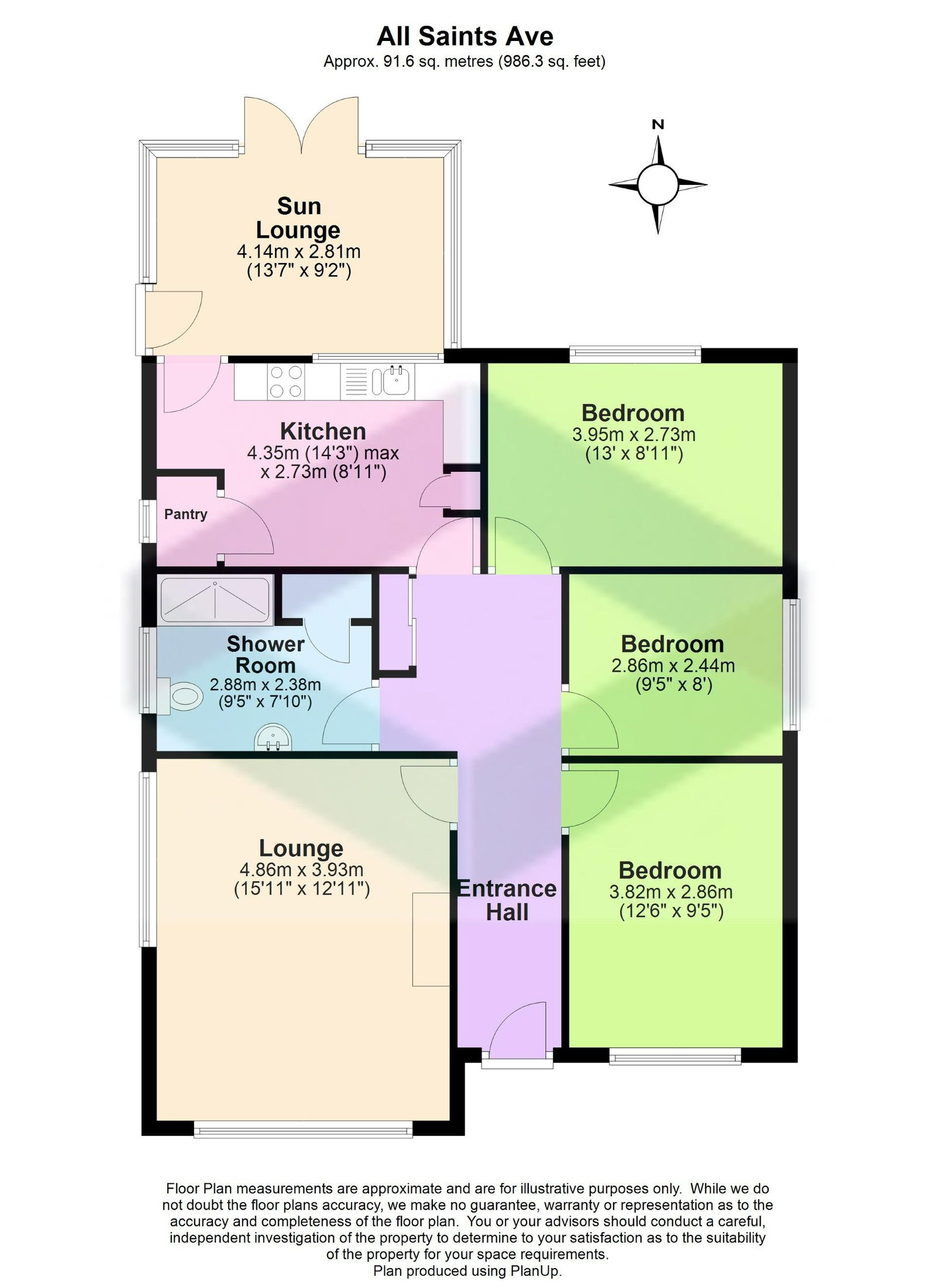 34, All Saints Avenue, Wisbech floorplan