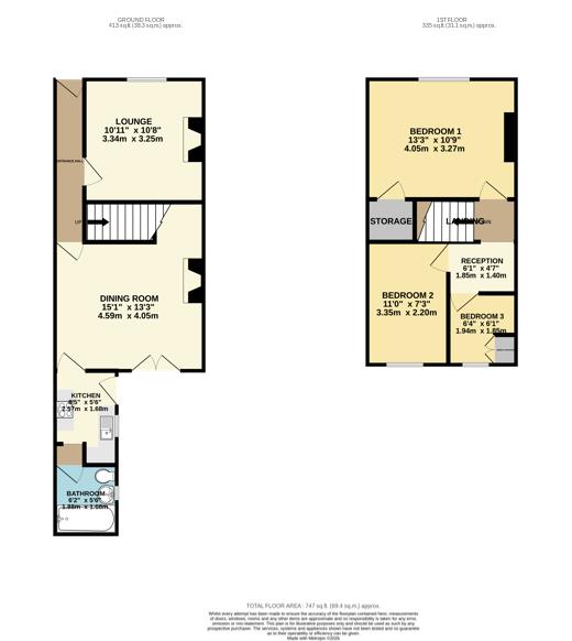 27, King Street, Pontefract floorplan