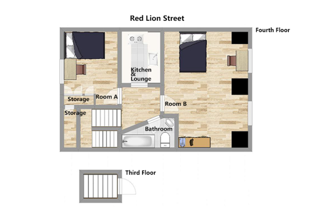 2 Bedrooms Flat to rent in Red Lion Street, London WC1R