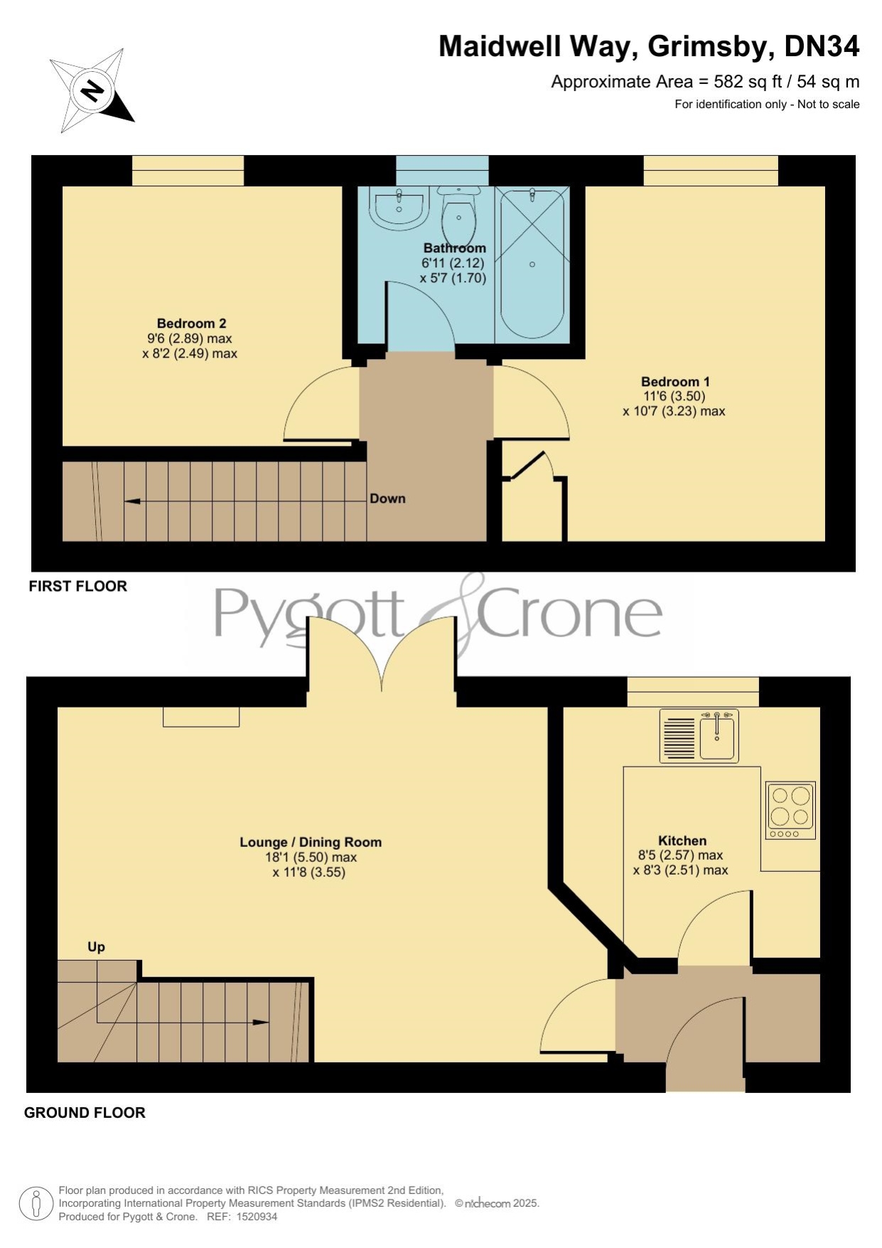 15, Maidwell Way, Grimsby floorplan