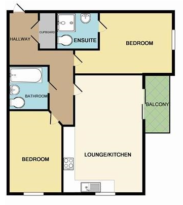 2 Bedrooms Flat to rent in Mercury Gardens, Romford RM1