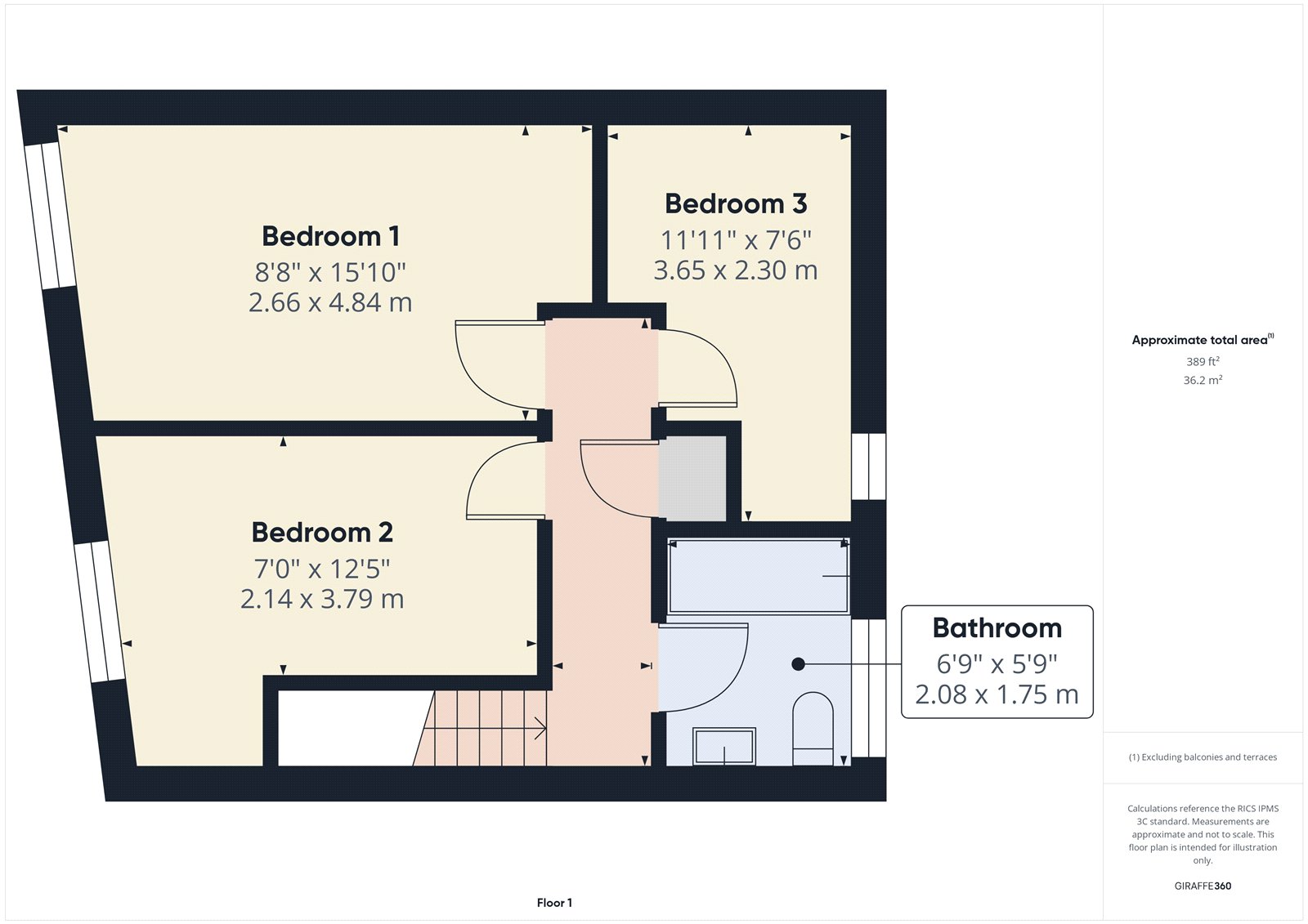 1, Victoria Street, Devon floorplan