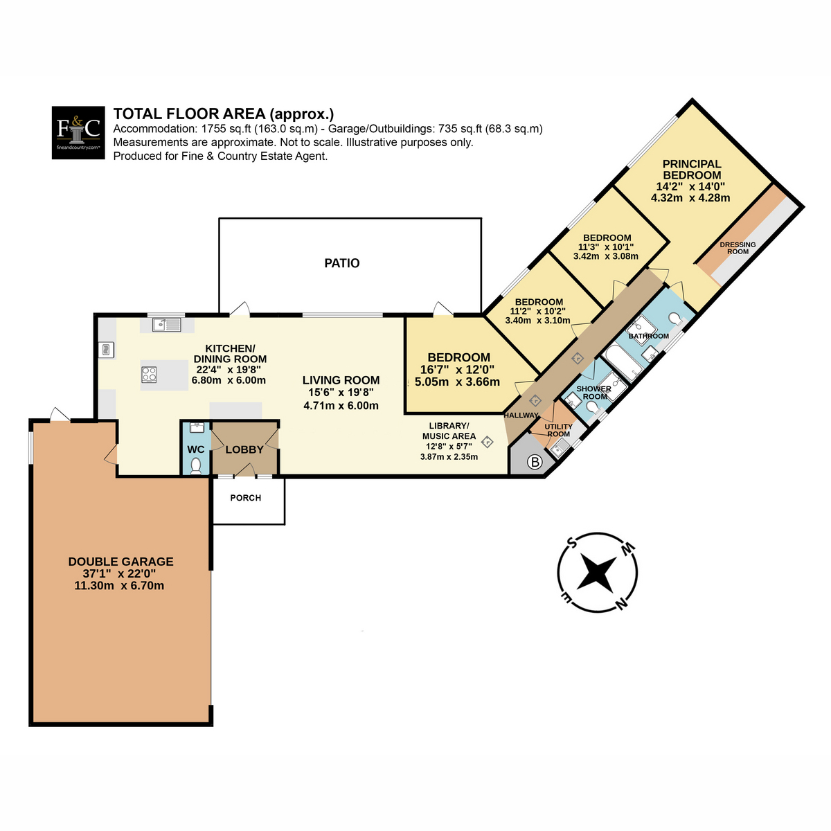 Cranberry, Mere Road, Attleborough floorplan