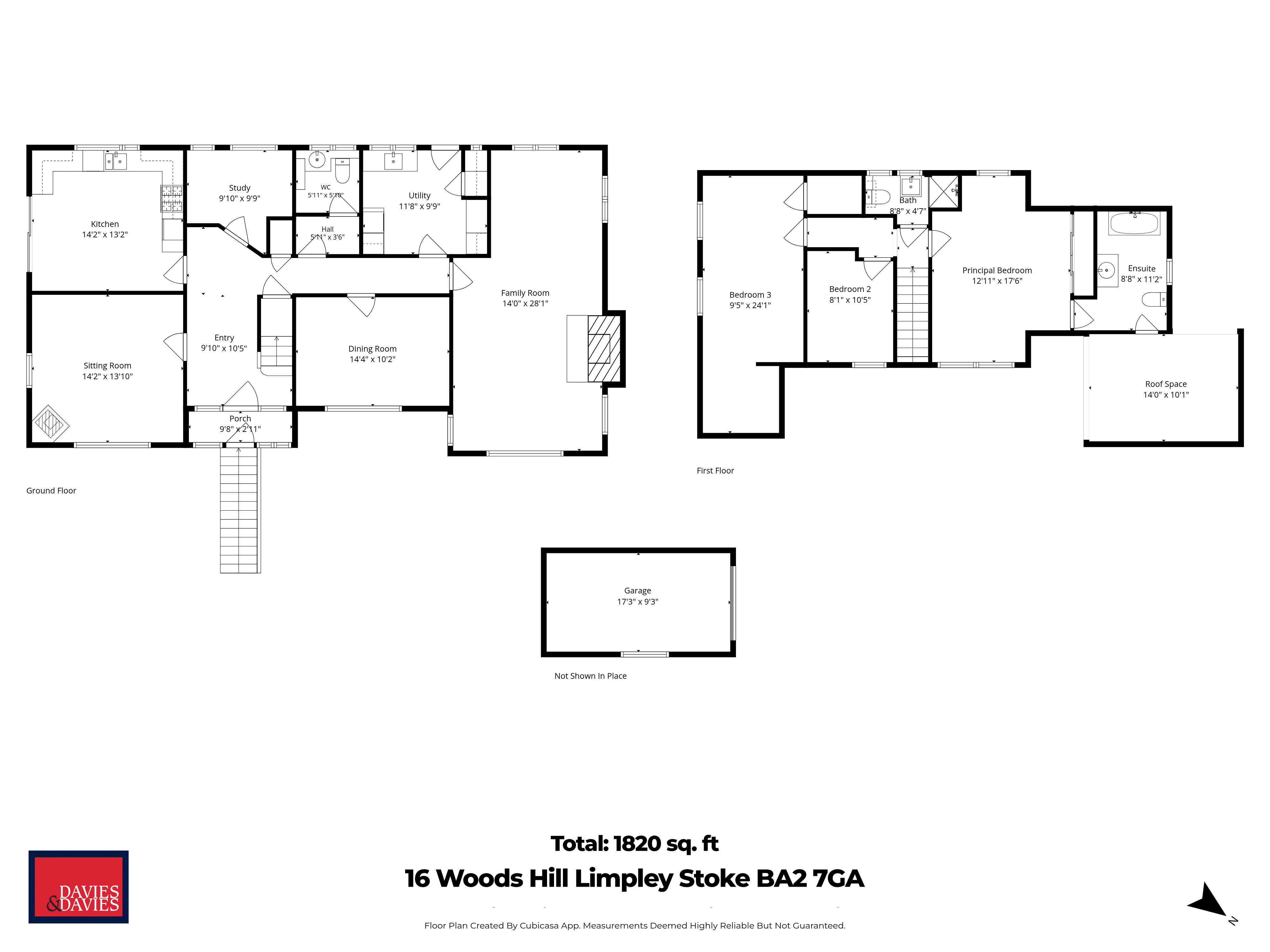 16, Woods Hill, Bath floorplan