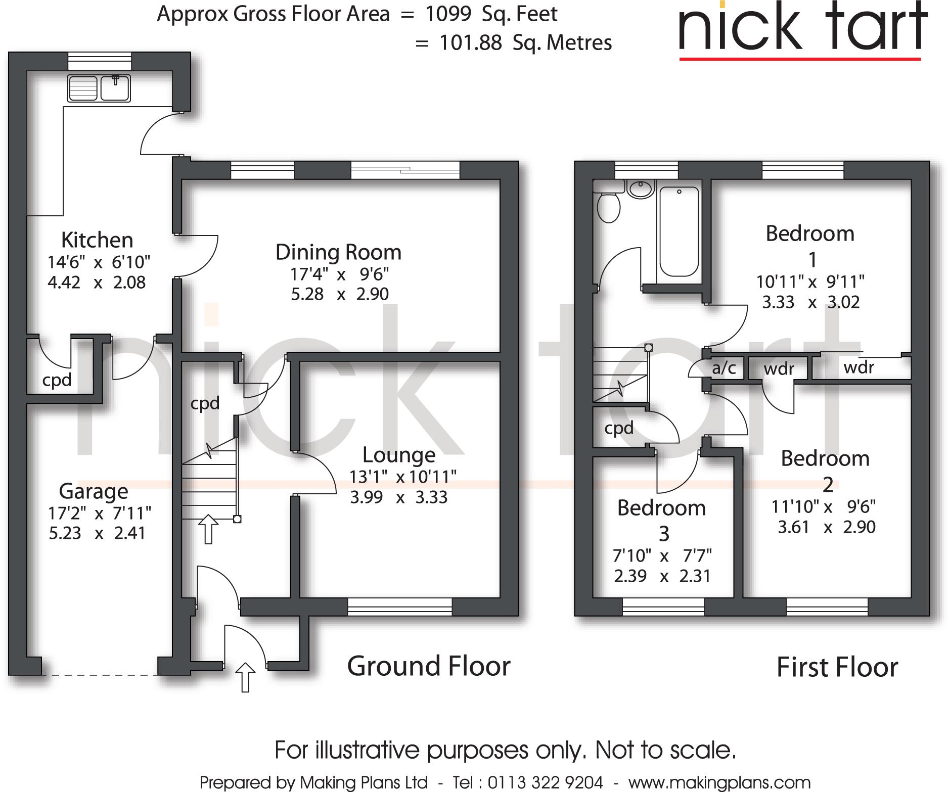 3 Bedrooms Semi-detached house for sale in Meadow View Road, Newport, Shropshire. TF10