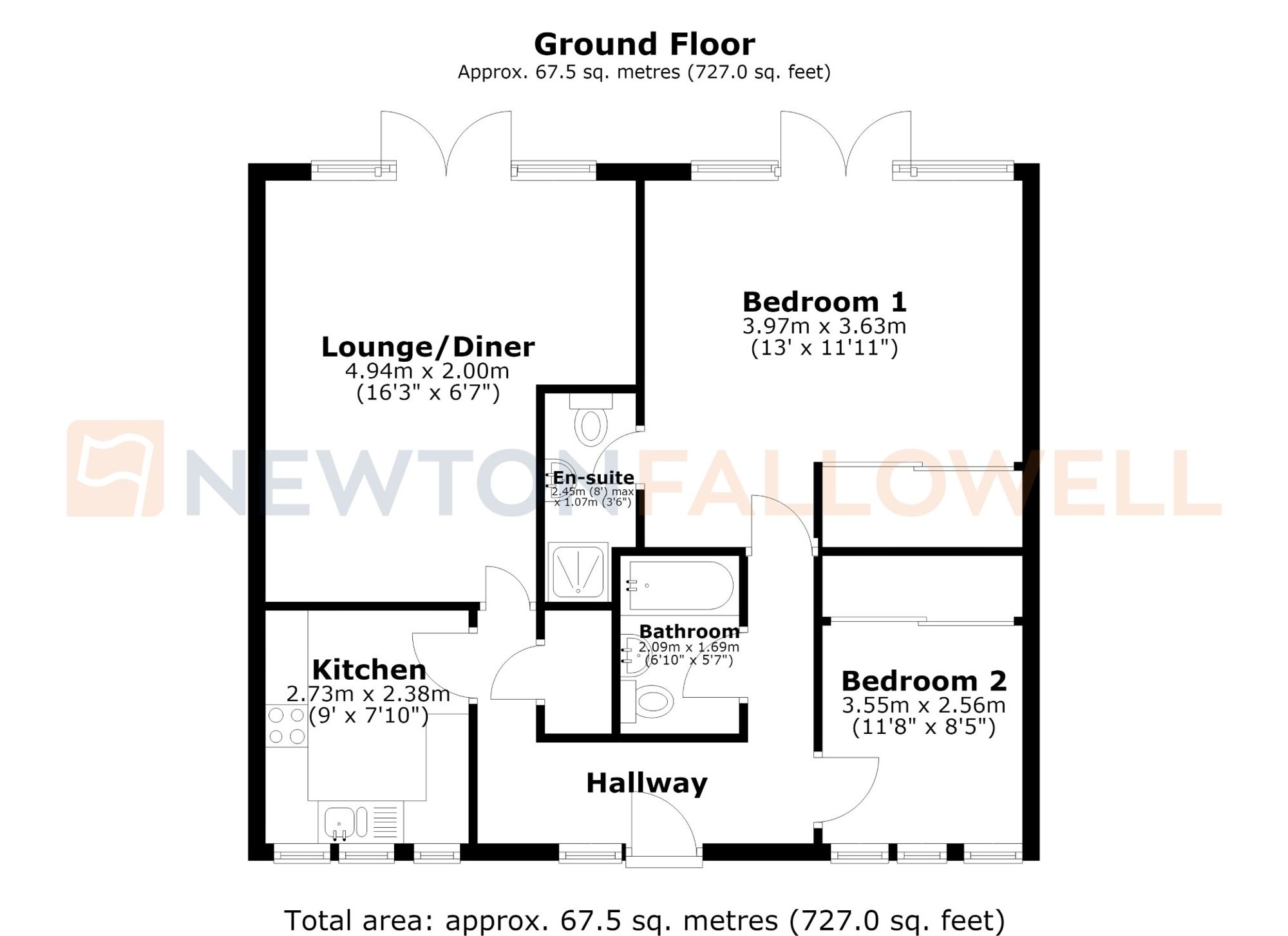 10 Trinity Square Hospital Road, Retford floorplan