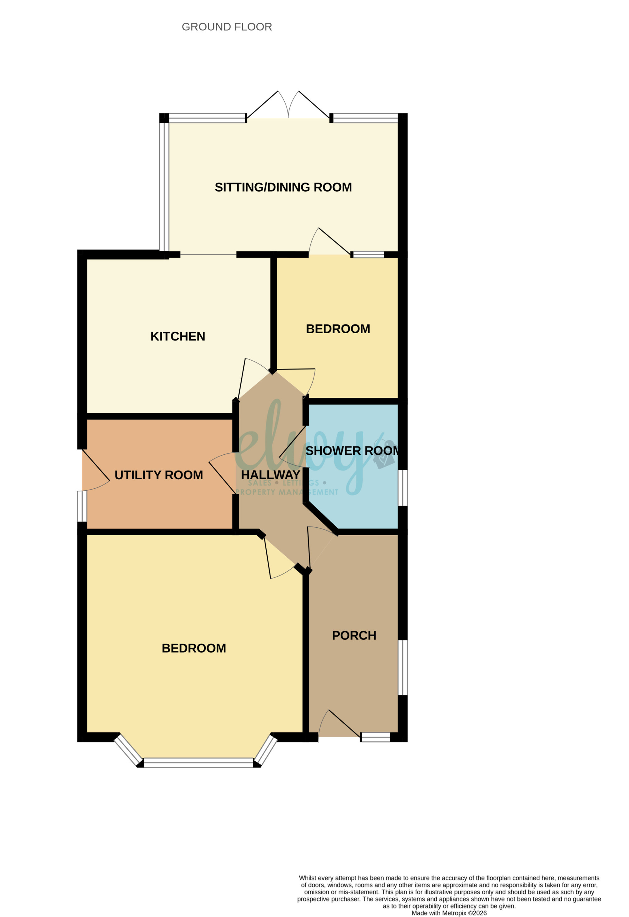 11, Carlisle Avenue, Rhyl floorplan