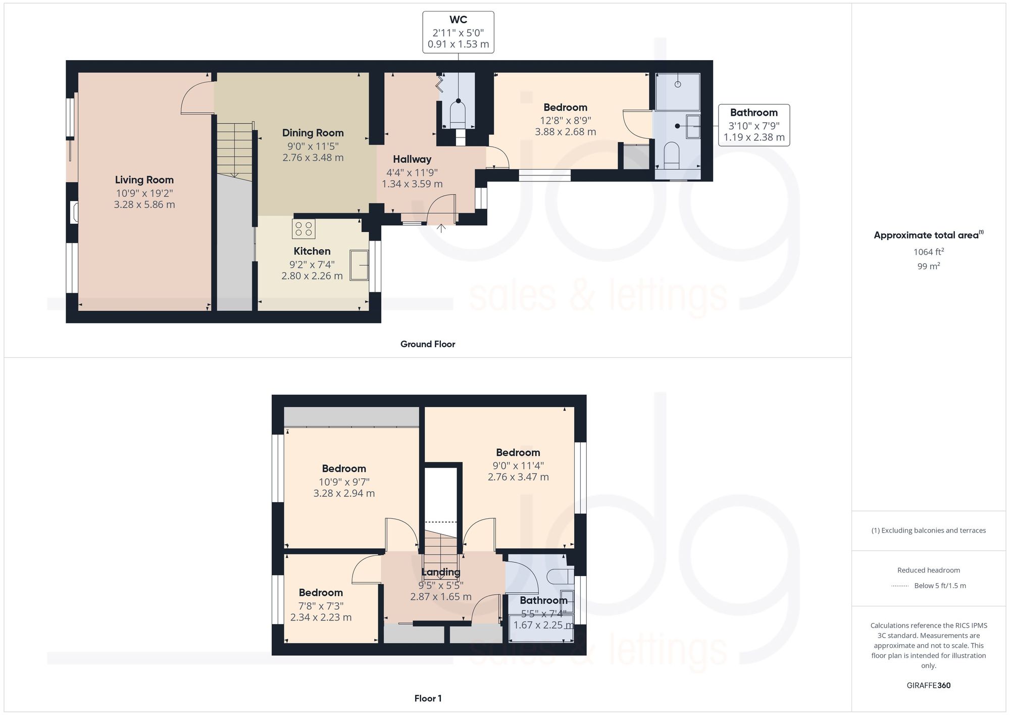 1 Belmont Close, Lancaster floorplan