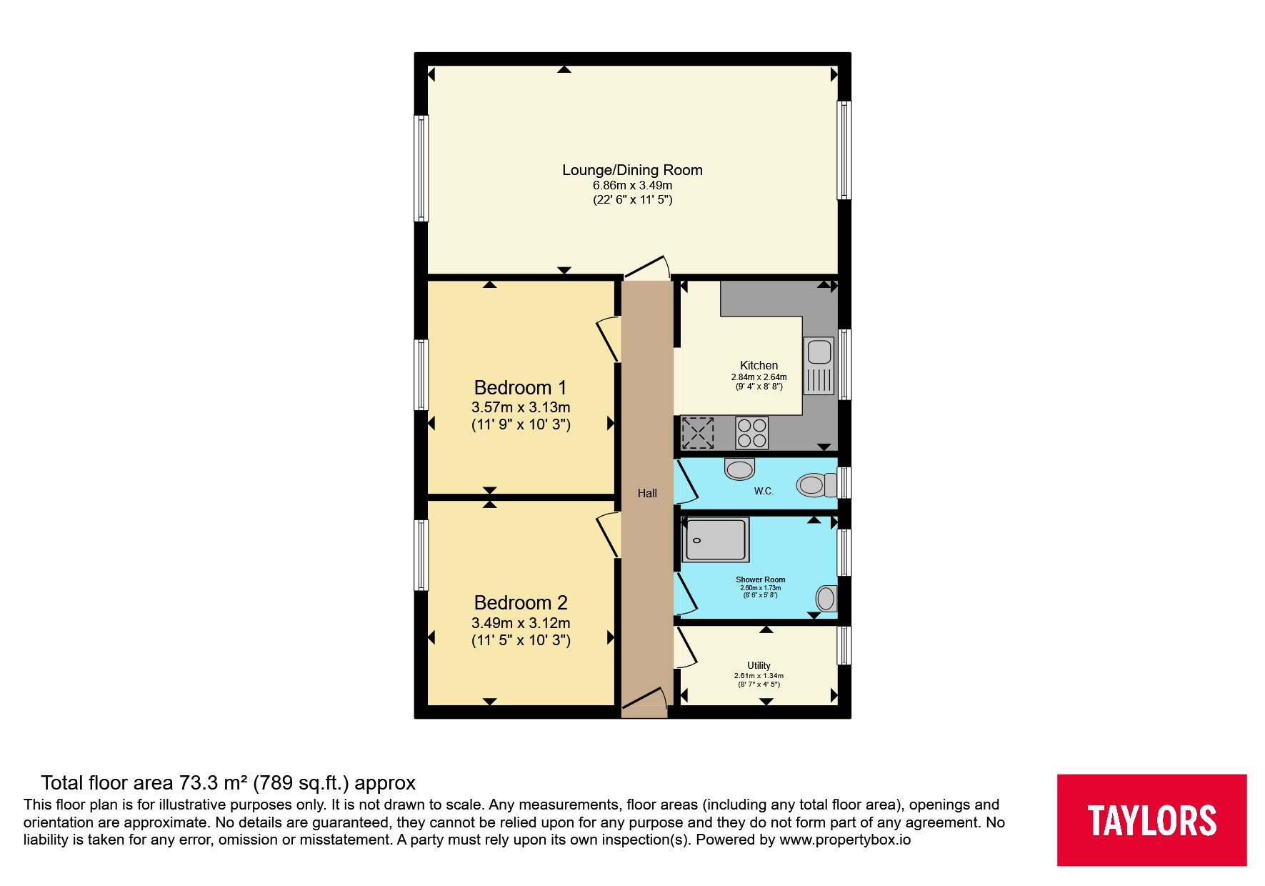 Baron Court, Hertfordshire floorplan