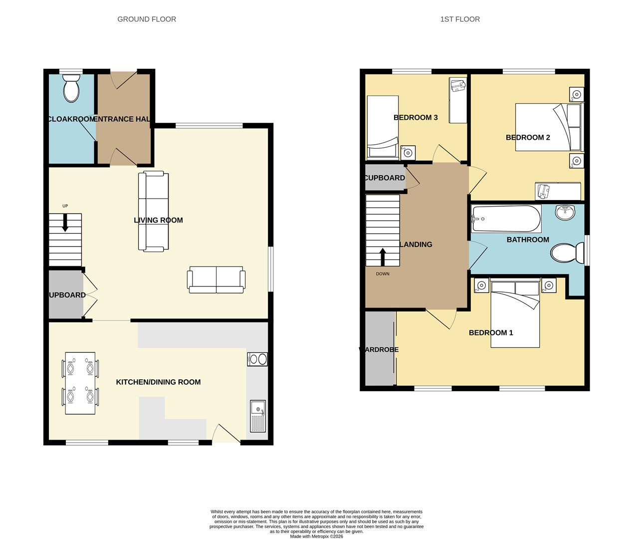 155, Wordsworth Drive, Eastbourne floorplan