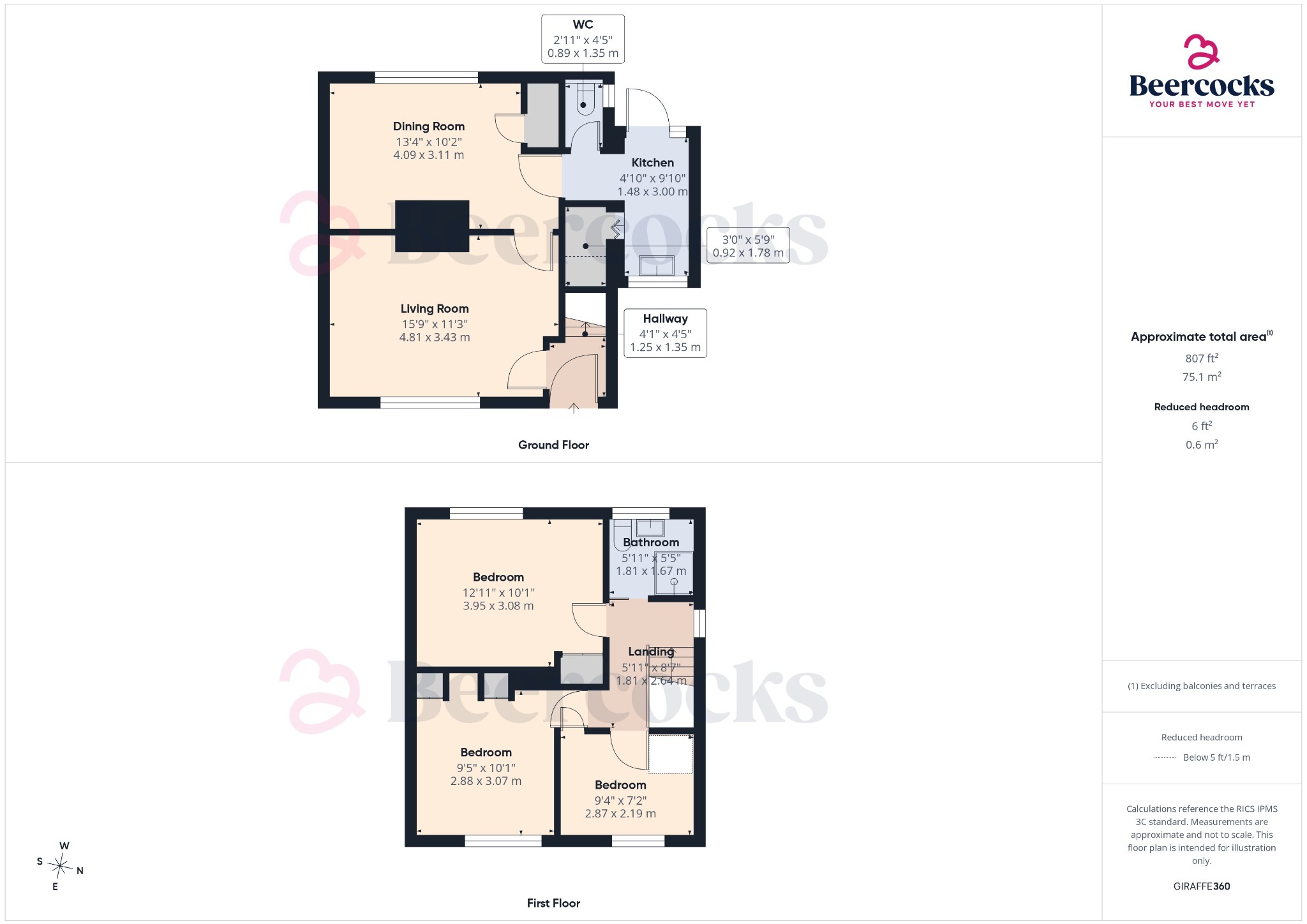 16, Plantation Drive, North Ferriby floorplan