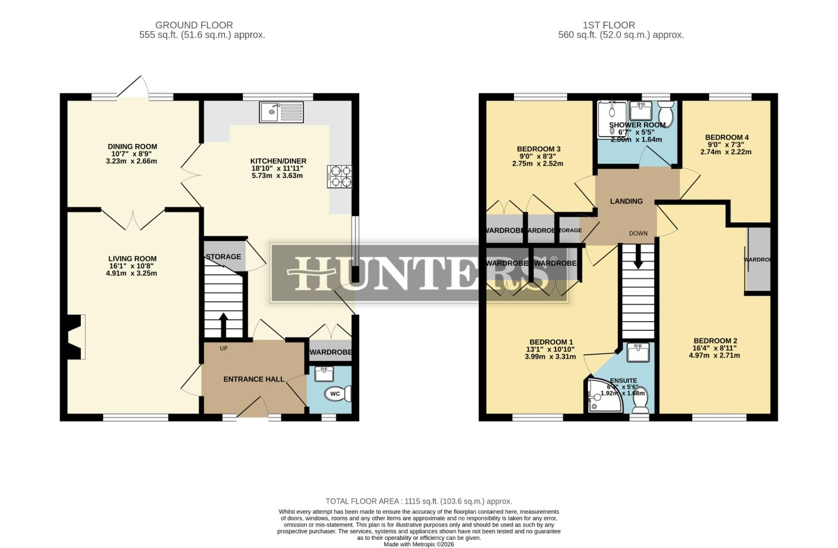 6, Johnson Drive, Gainsborough floorplan