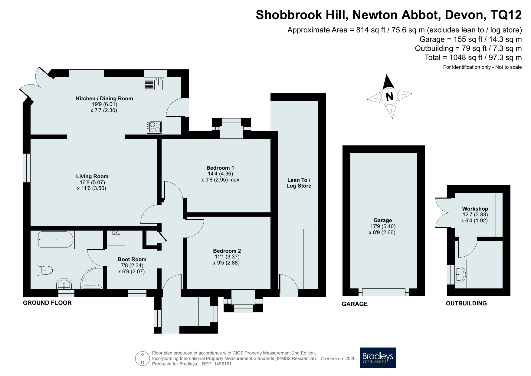 40, Shobbrook Hill, Devon floorplan