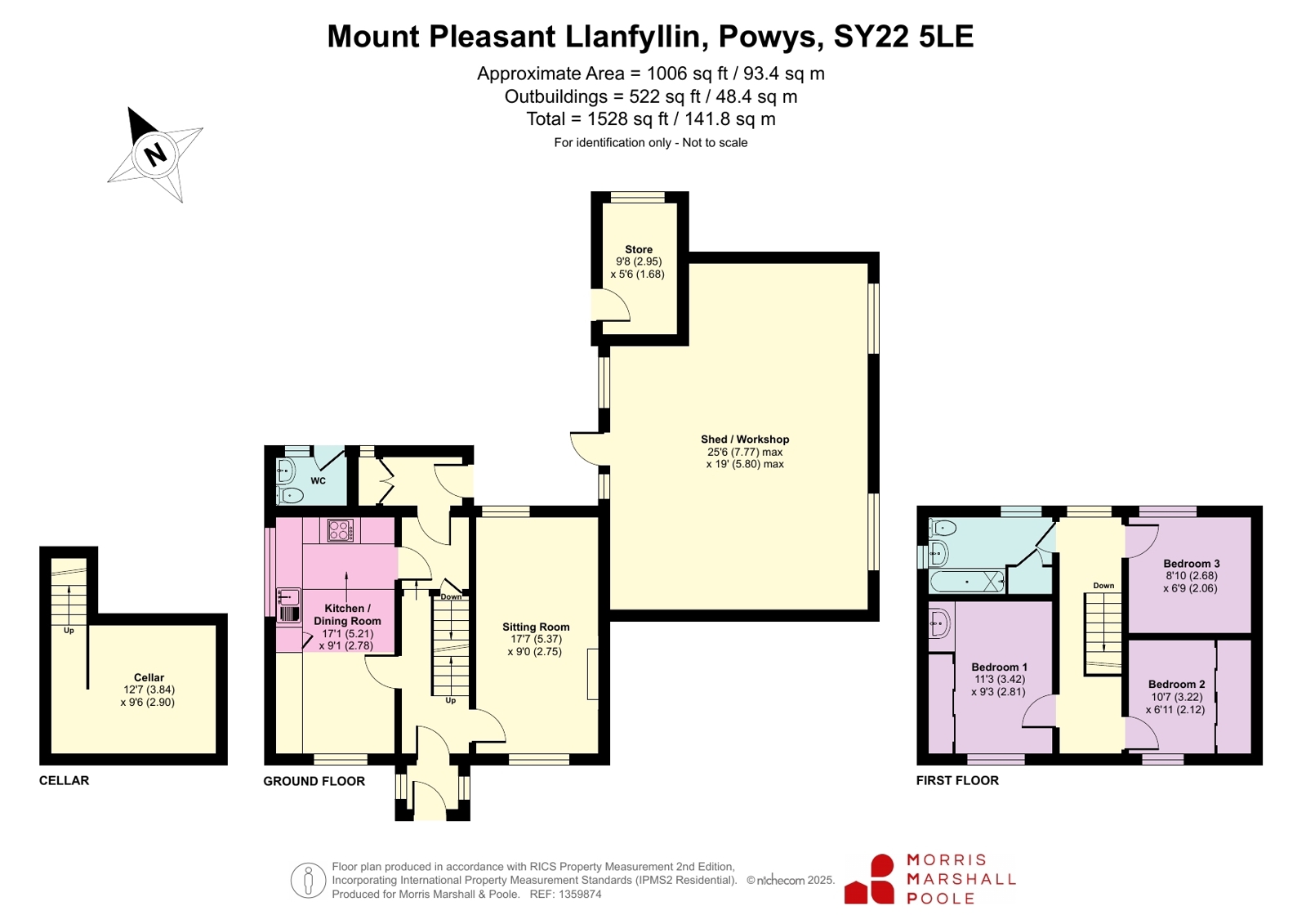Mount Pleasant,, Llanfyllin, Powys floorplan