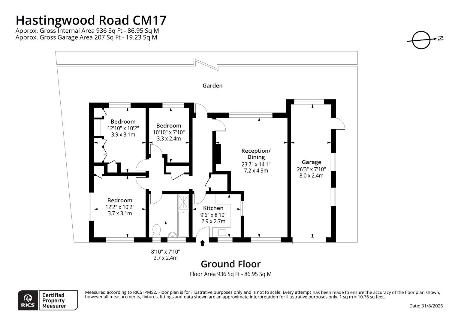 White Trees, Hastingwood Road, Harlow floorplan