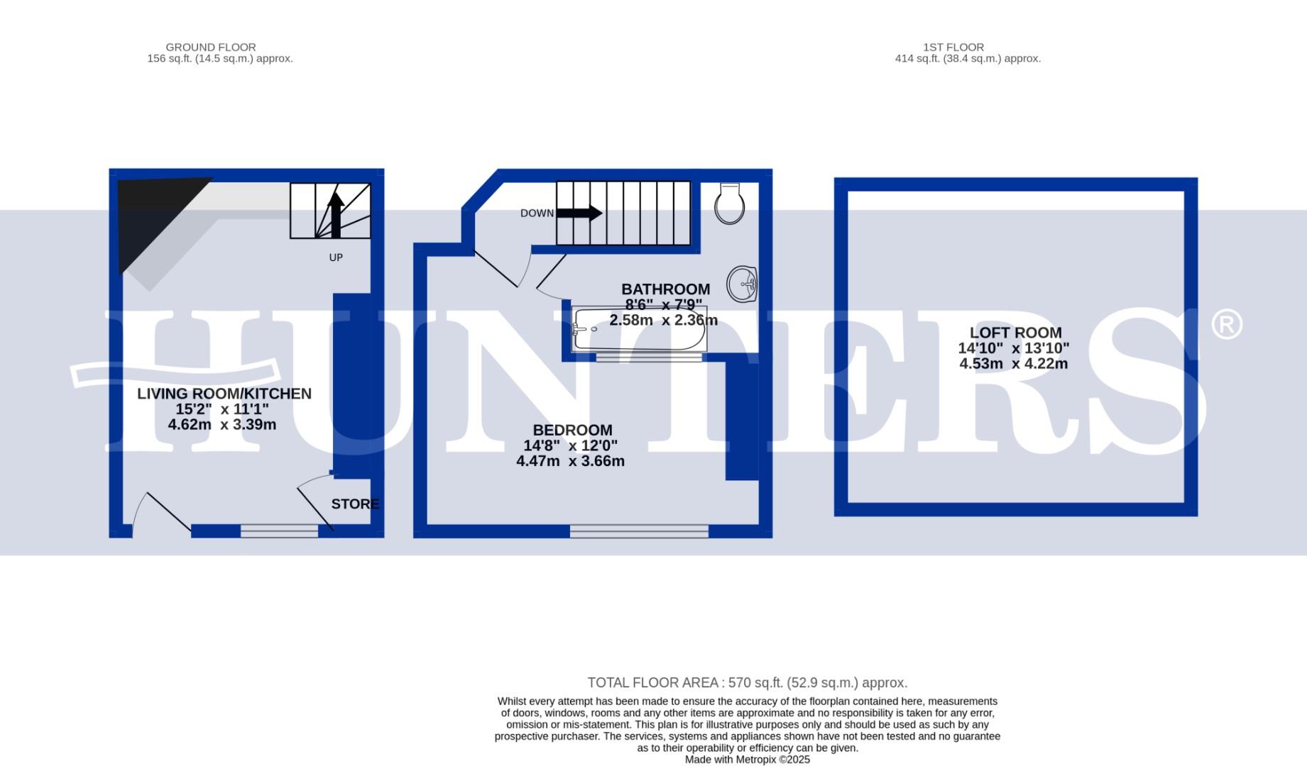 1, Sunfield, Pudsey floorplan