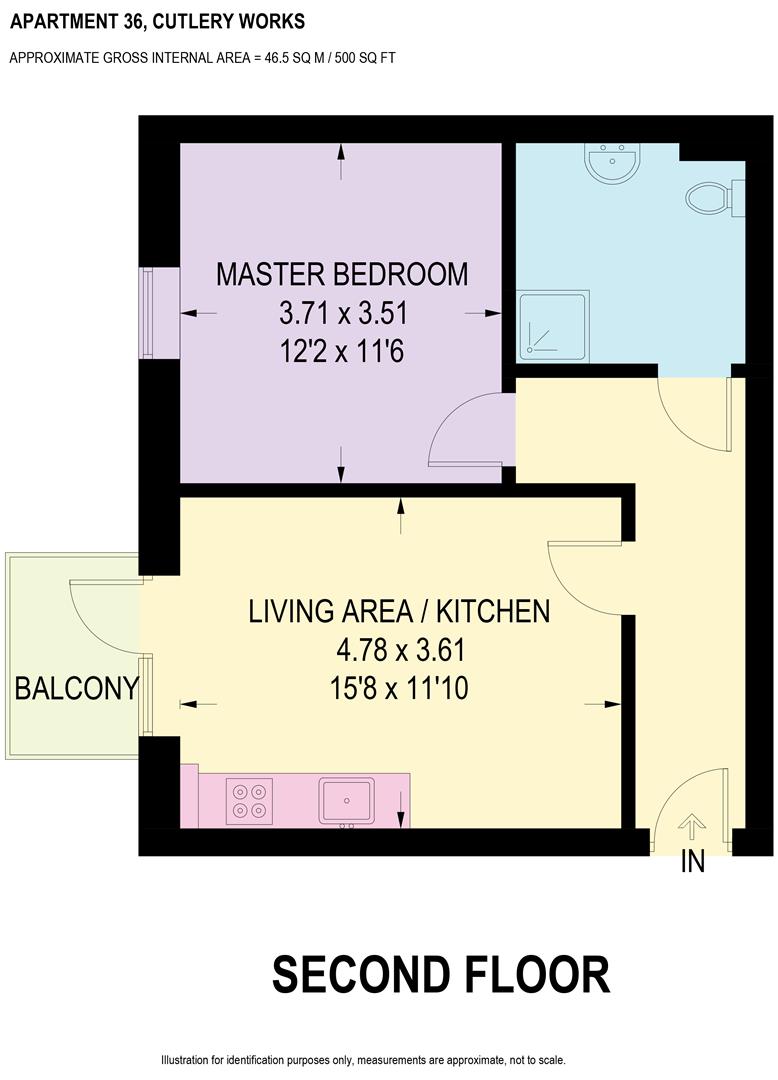 1 Bedrooms Flat to rent in Cutlery Works, Lambert Street, City Centre S3