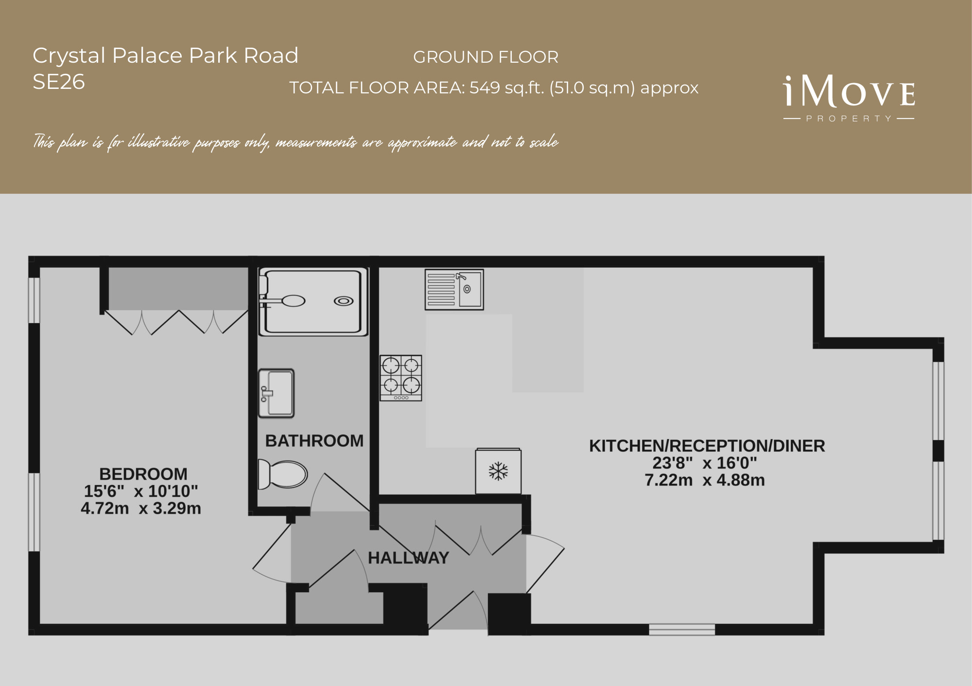 47b, Crystal Palace Park Road, London floorplan