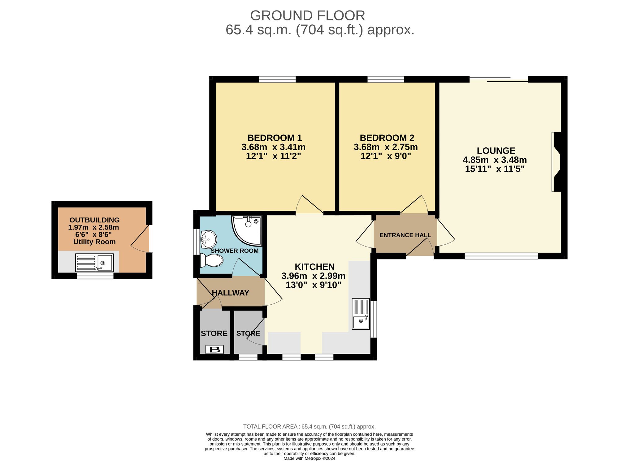 10 Cedar Street, Chesterfield floorplan