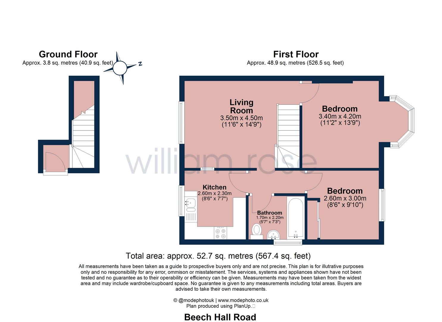 150B, Beech Hall Road, London floorplan