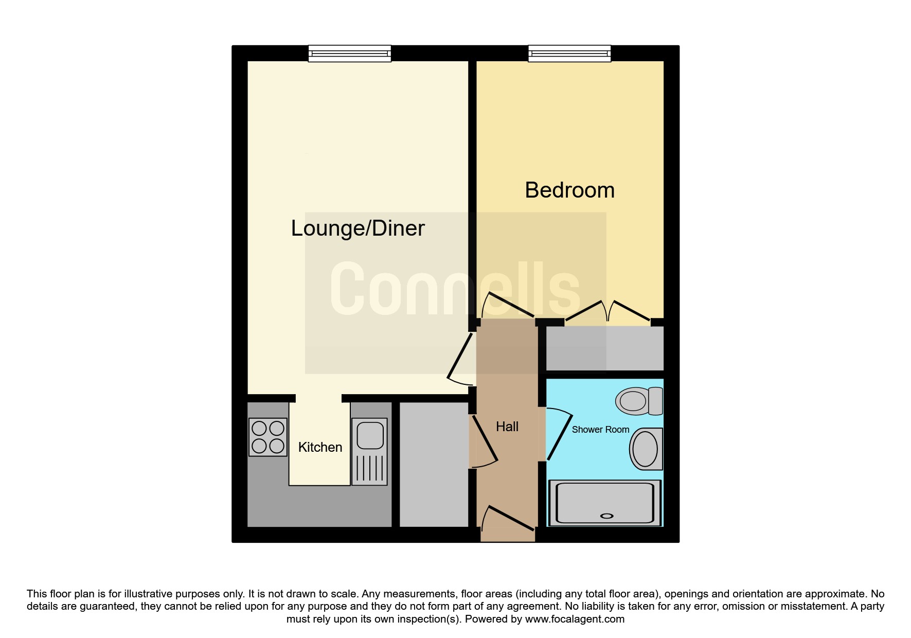 Flat 27, Ryan Court, White Cliff Mill Street, Blandford Forum floorplan