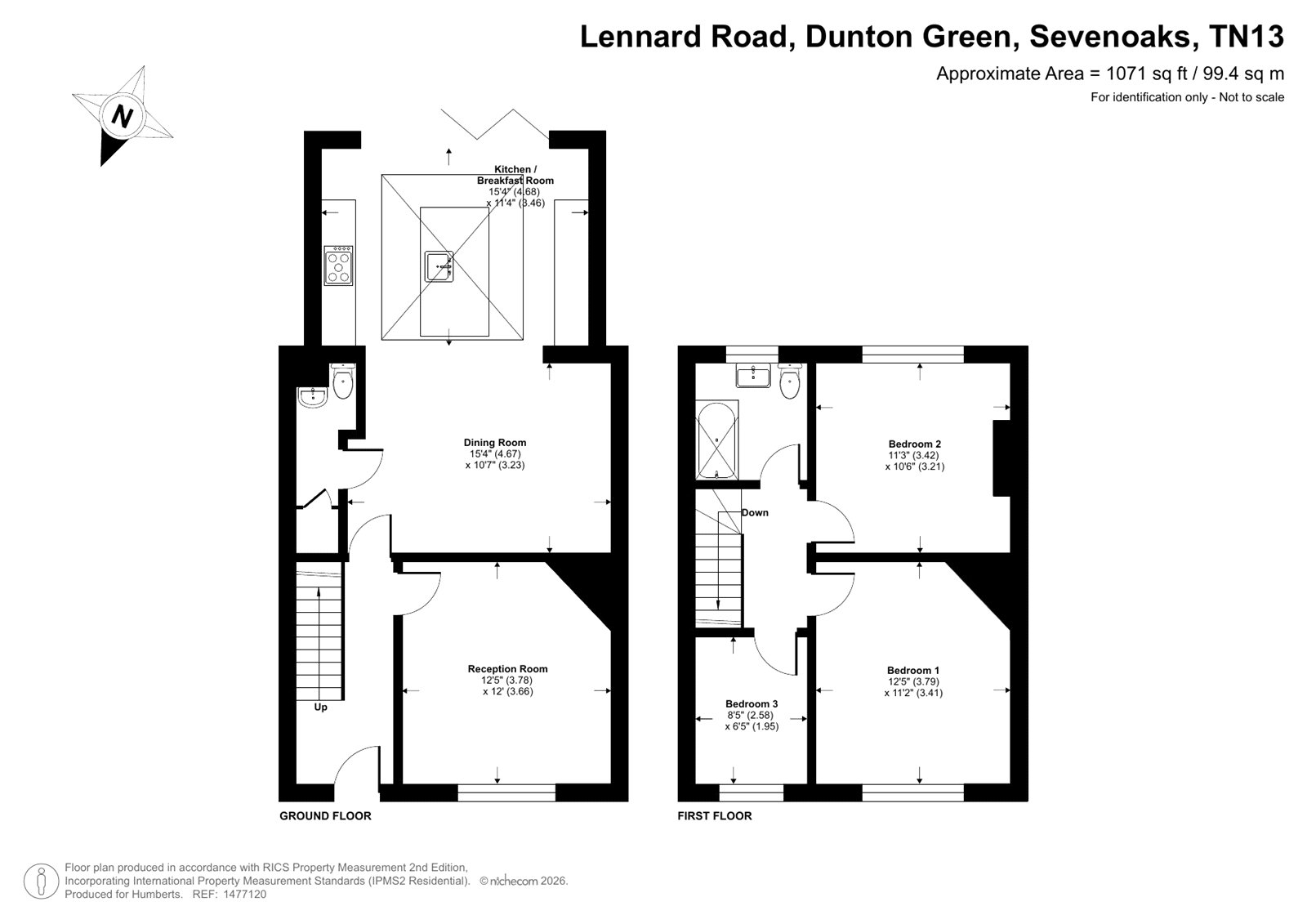 61, Lennard Road, Sevenoaks floorplan