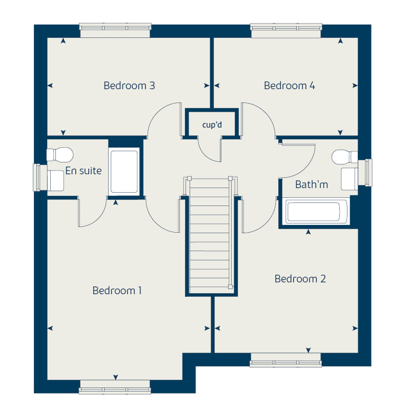 523, Watermill Way, Northampton floorplan