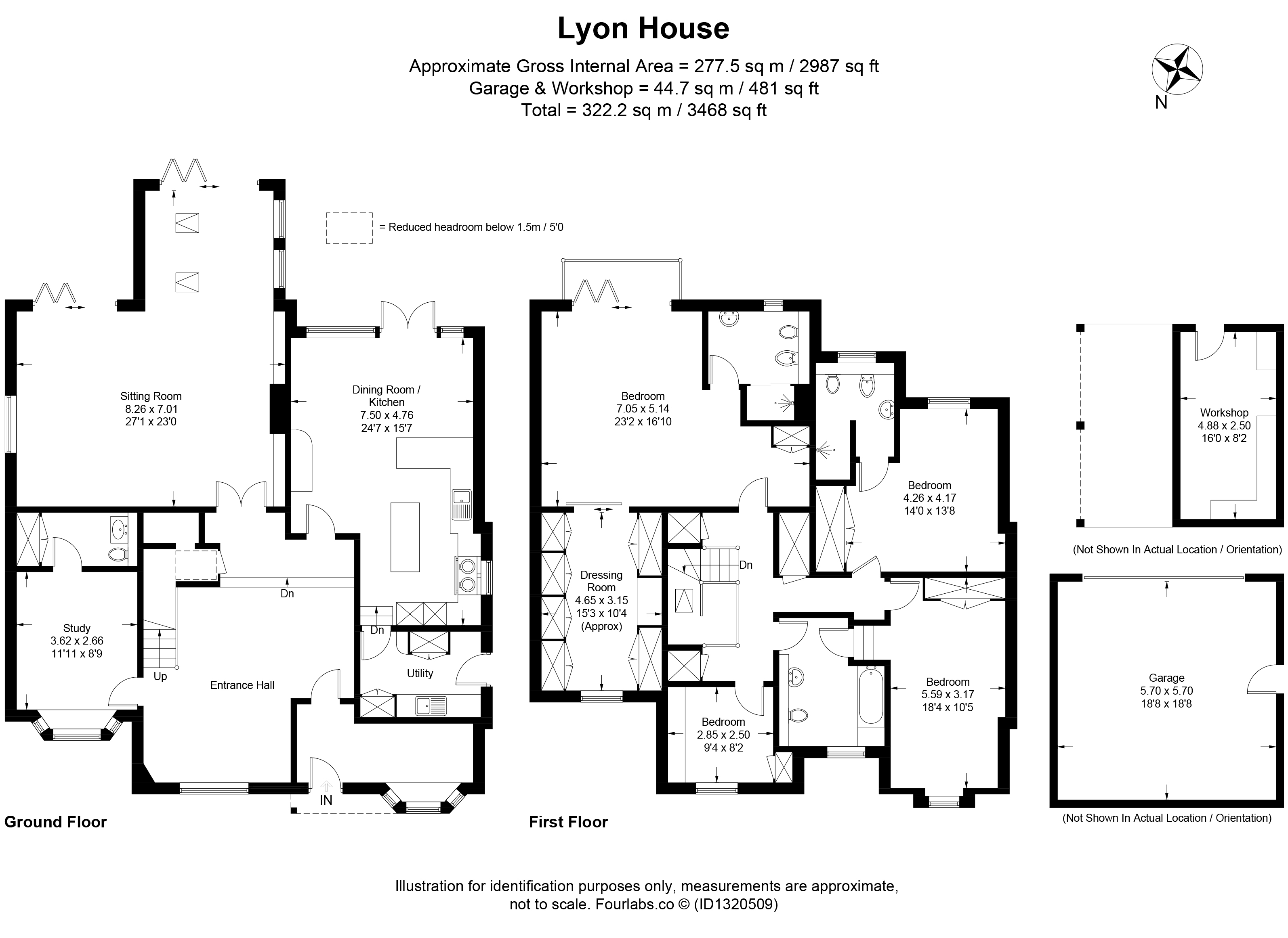 Lyon House, 105B, High Street, Broadway floorplan