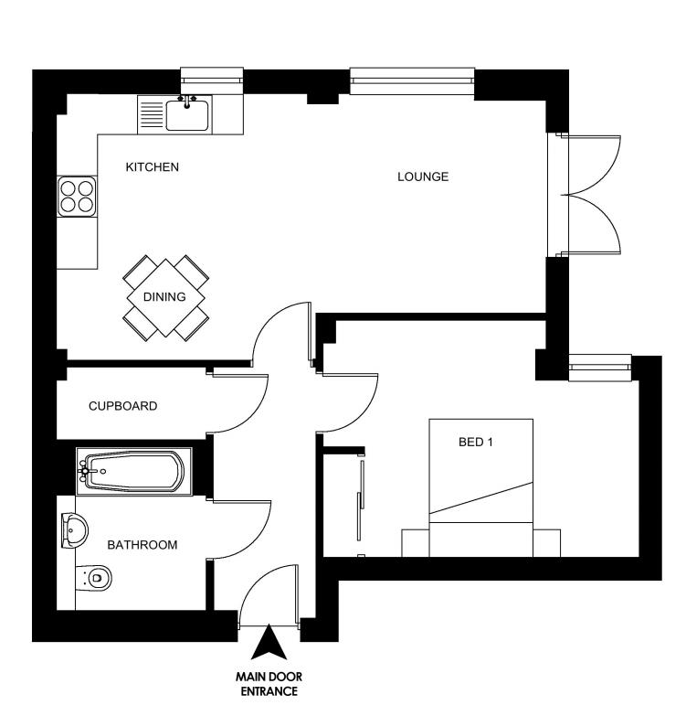 2 Bedrooms Flat for sale in Melford Place, Ongar Road, Brentwood CM15