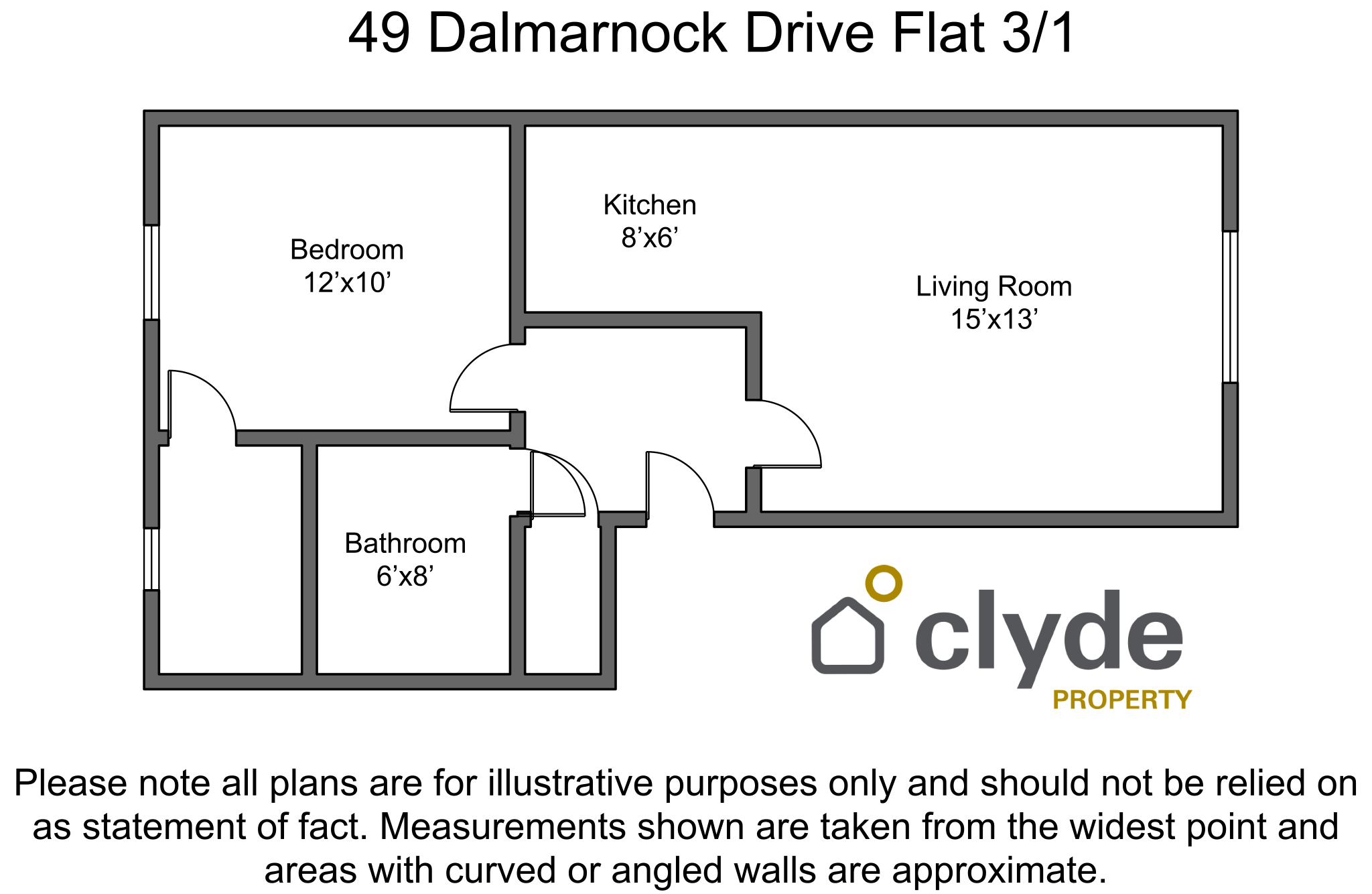 49, Dalmarnock Drive, Bridgeton floorplan