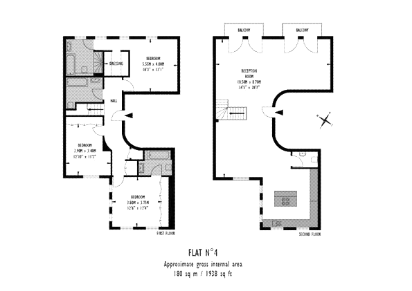 3 Bedrooms Flat to rent in Westbourne Gardens, Bayswater W2