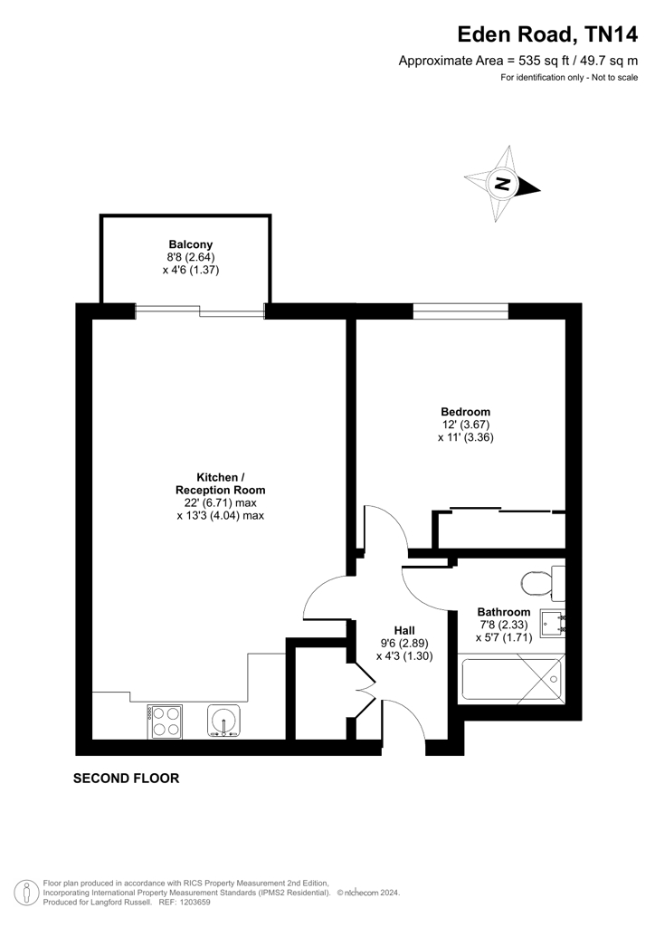 11 Ashbee Court,, Eden Road, Sevenoaks floorplan