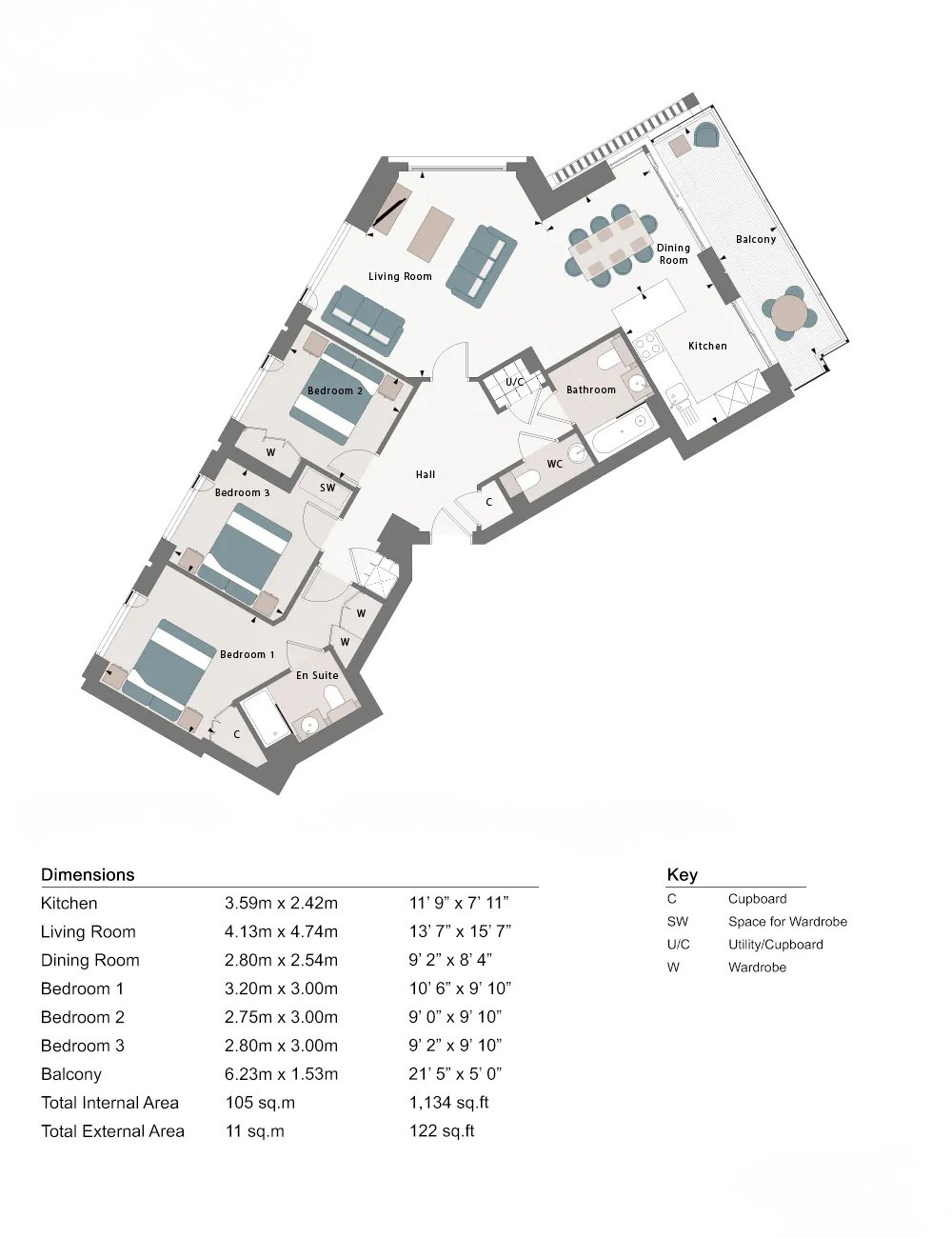 Wandsworth Mills, Armoury Way, London floorplan